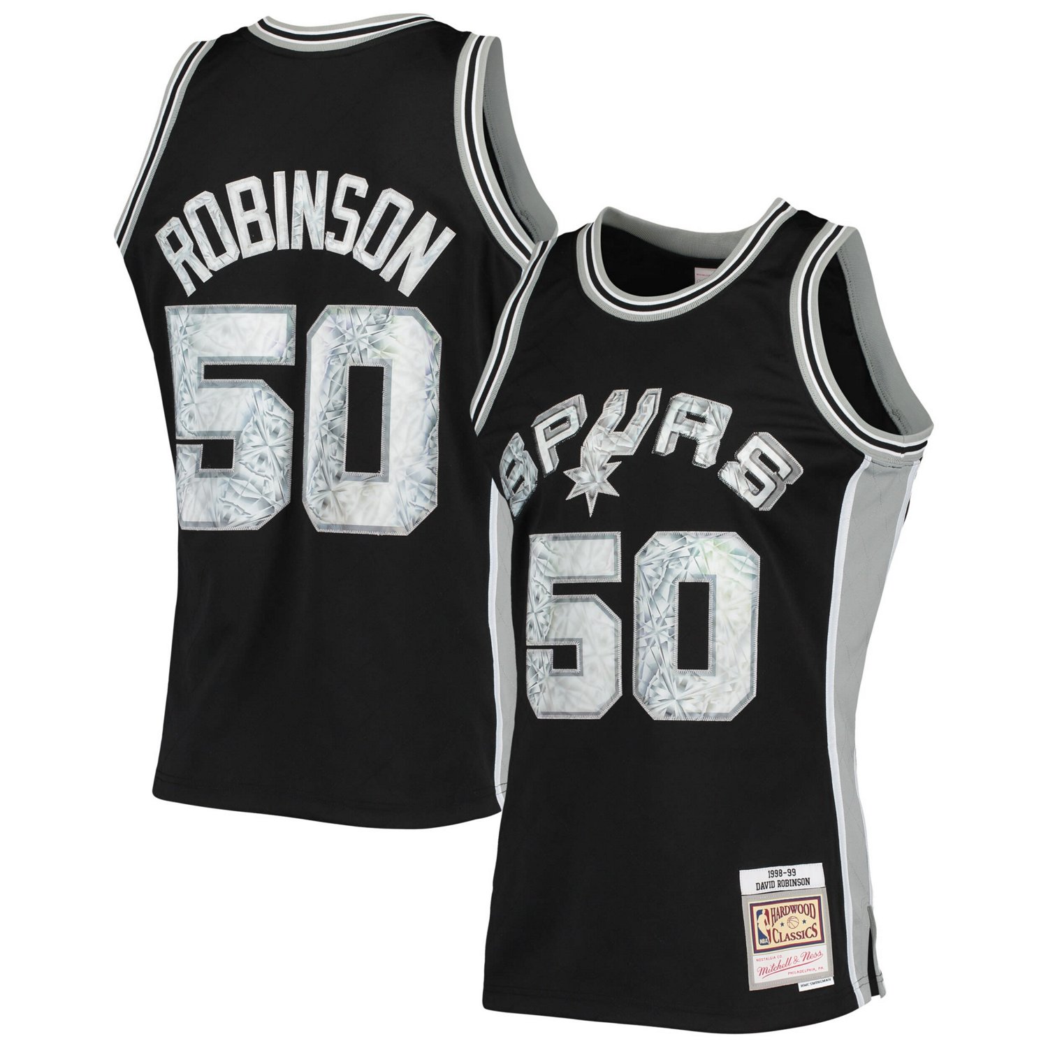 Mitchell Ness David Robinson San Antonio Spurs 1998/99 Hardwood ...