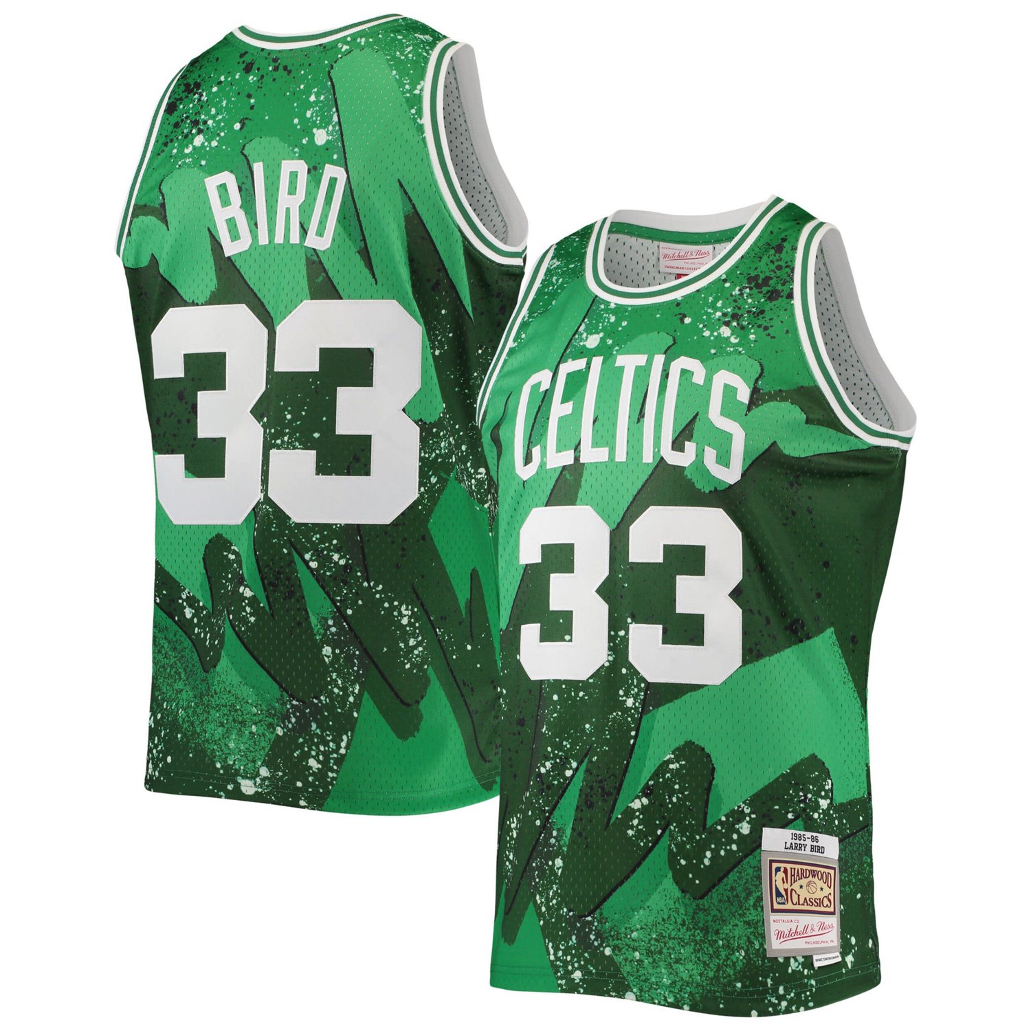 Mitchell Ness Larry Bird Kelly Boston Celtics Hardwood Classics 1985/86 ...