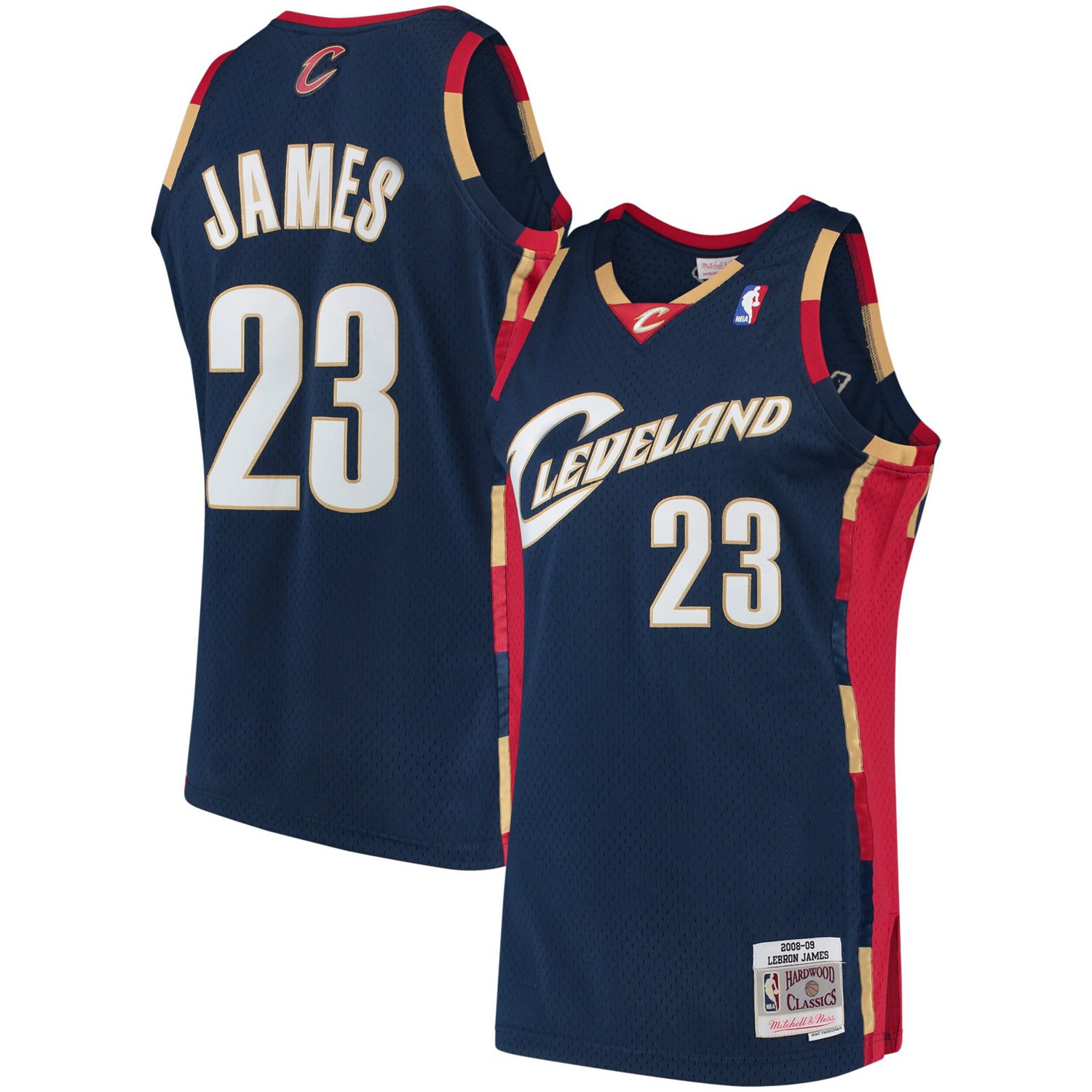 Mitchell Ness LeBron James Cleveland Cavaliers Hardwood Classics ...