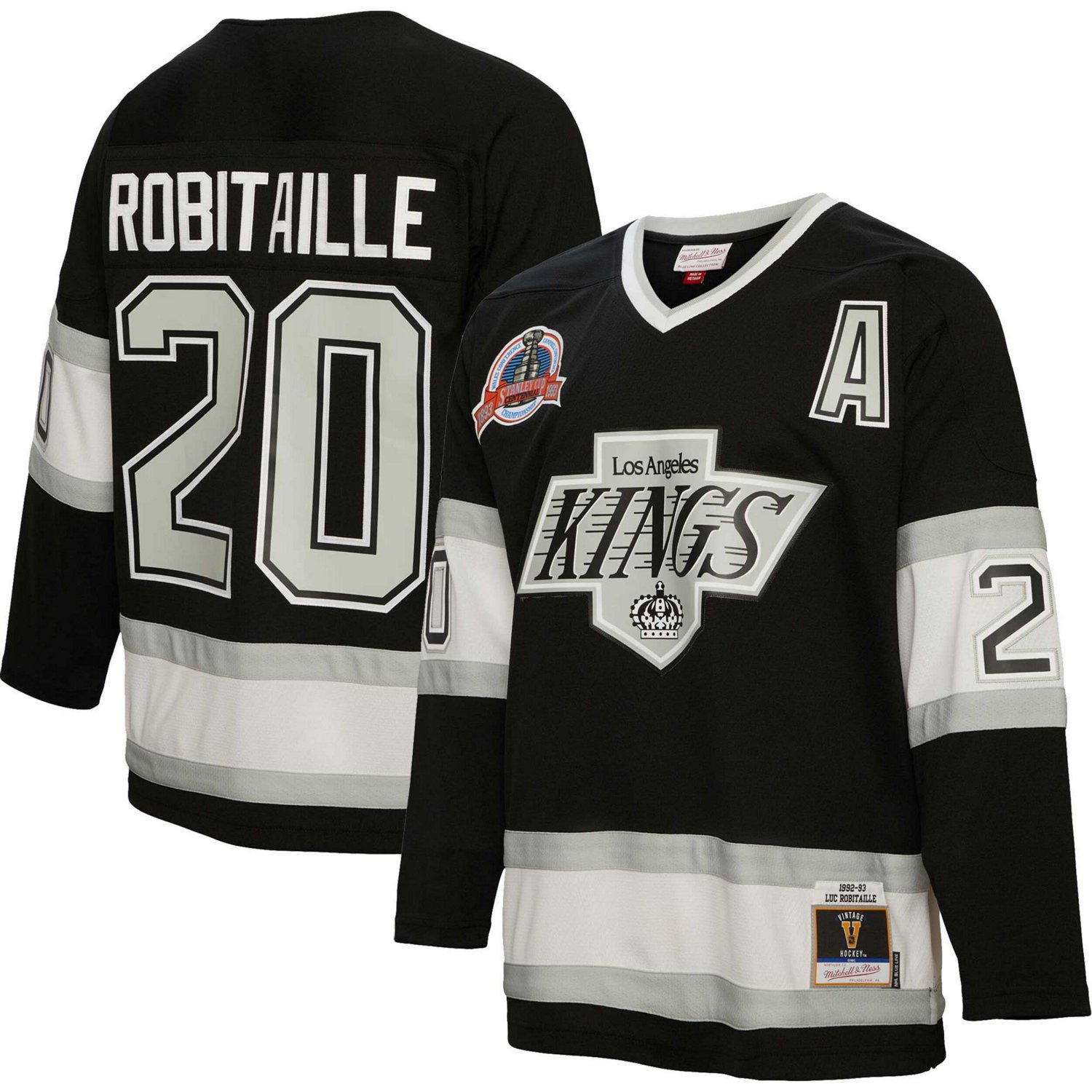 Mitchell Ness Luc Robitaille Los Angeles Kings Alternate Captain Patch ...