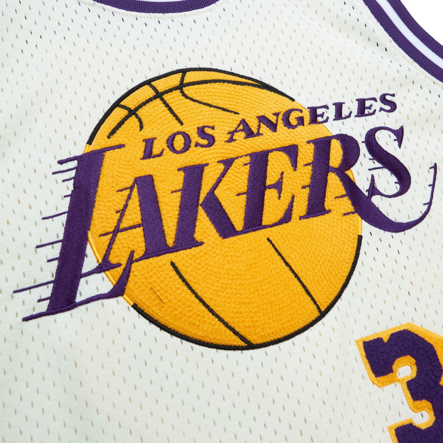 Mitchell Ness Magic Johnson Los Angeles Lakers Chainstitch Swingman ...