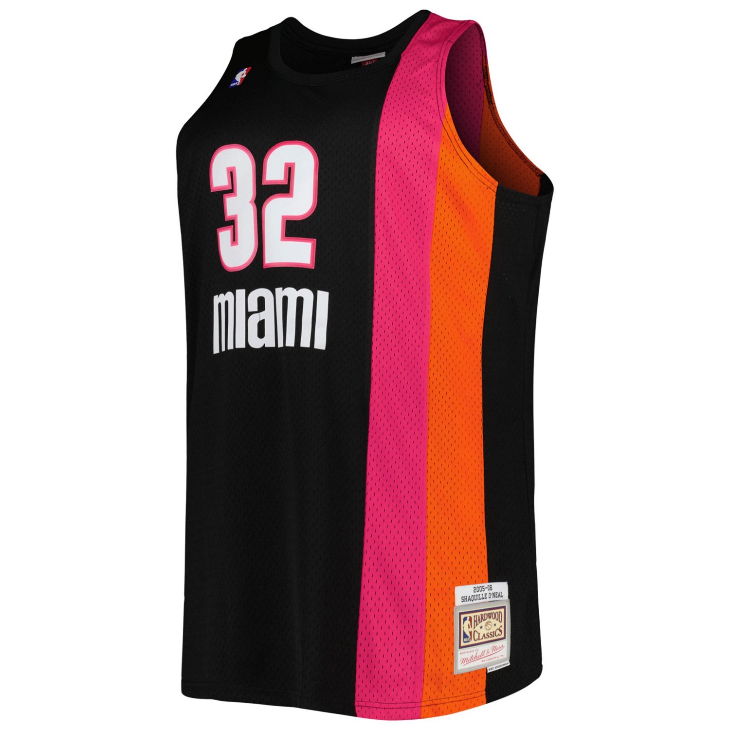 Mitchell Ness Shaquille O'Neal Miami Heat Big Tall Hardwood Classics ...