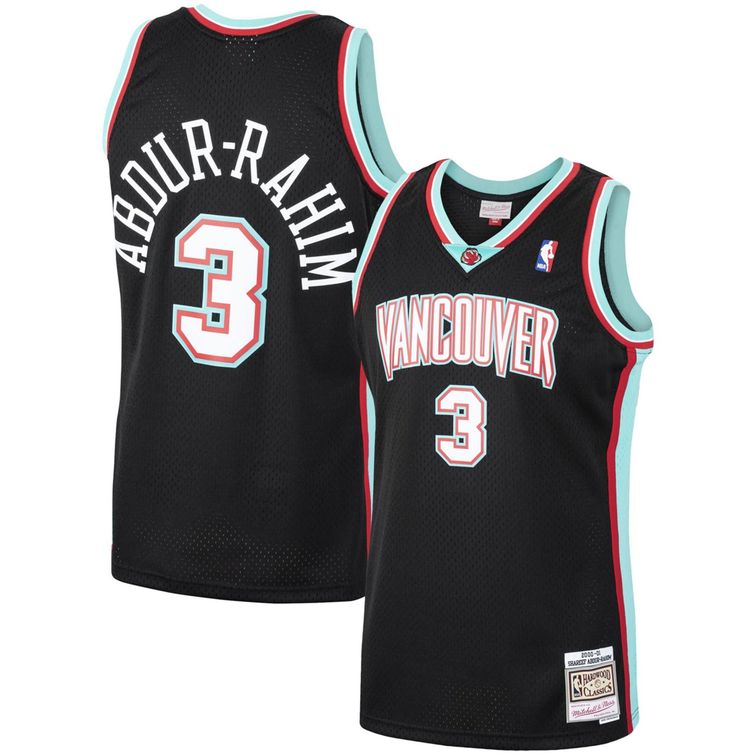 Mitchell Ness Shareef Abdur-Rahim Vancouver Grizzlies 2000/01 Hardwood ...