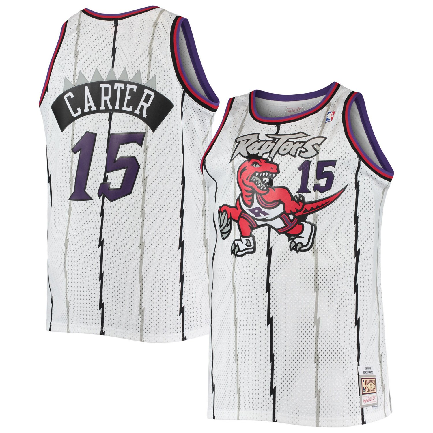 Canotta NBA Mitchell & Ness Toronto Raptors Vince Carter - Maglia Swingman Viola - Foto 5