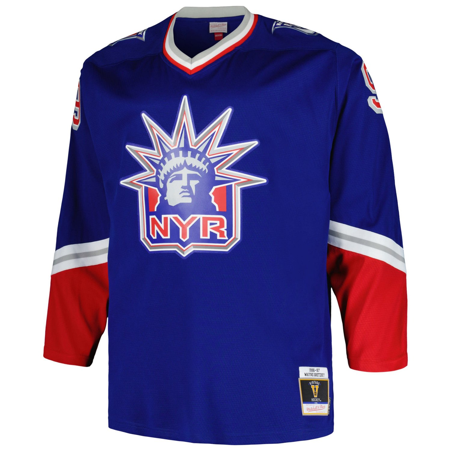 Mitchell Ness Wayne Gretzky New York Rangers Big Tall Line Player ...