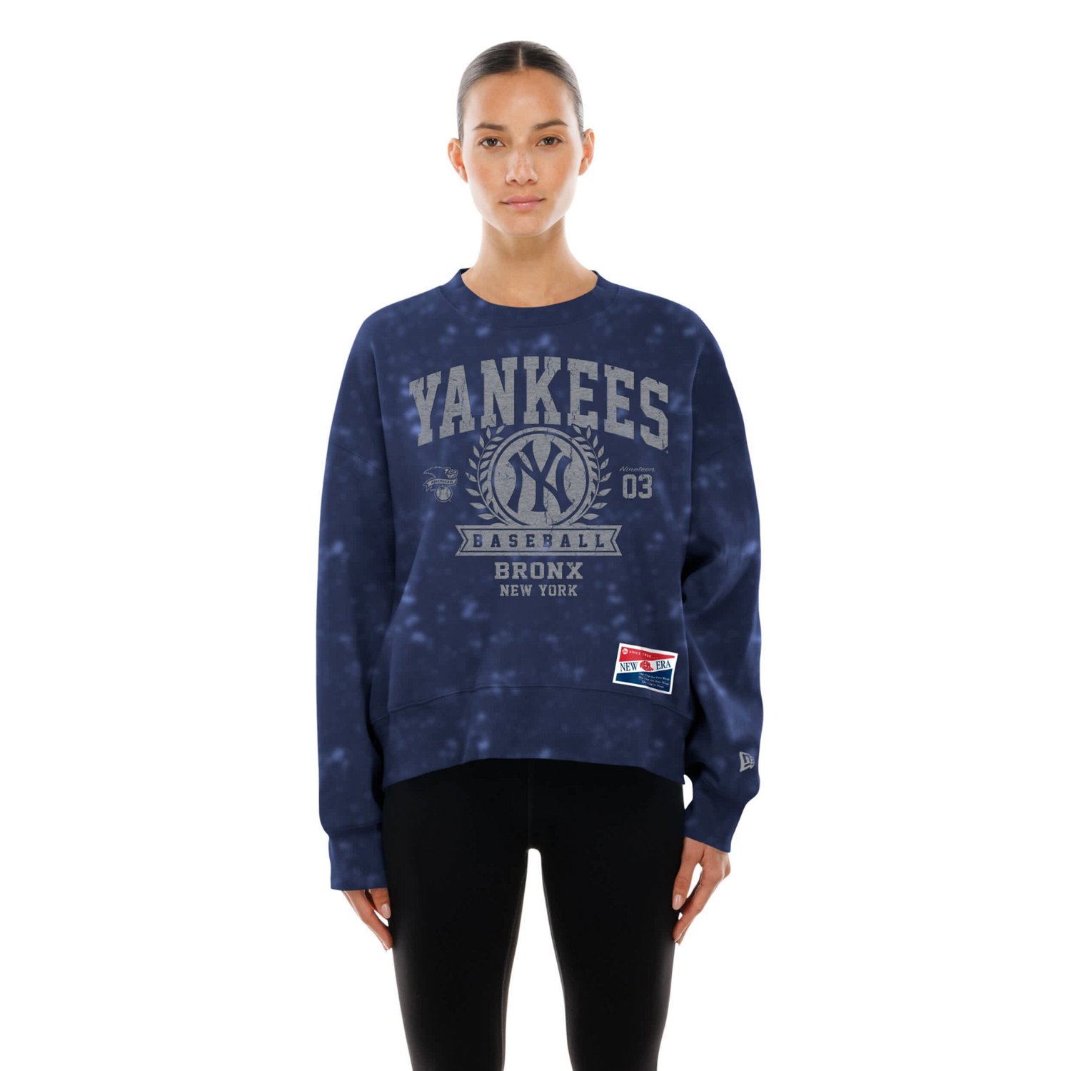 New Era New York Yankees Throwback Oversized Boxy Sweatshirt | Academy