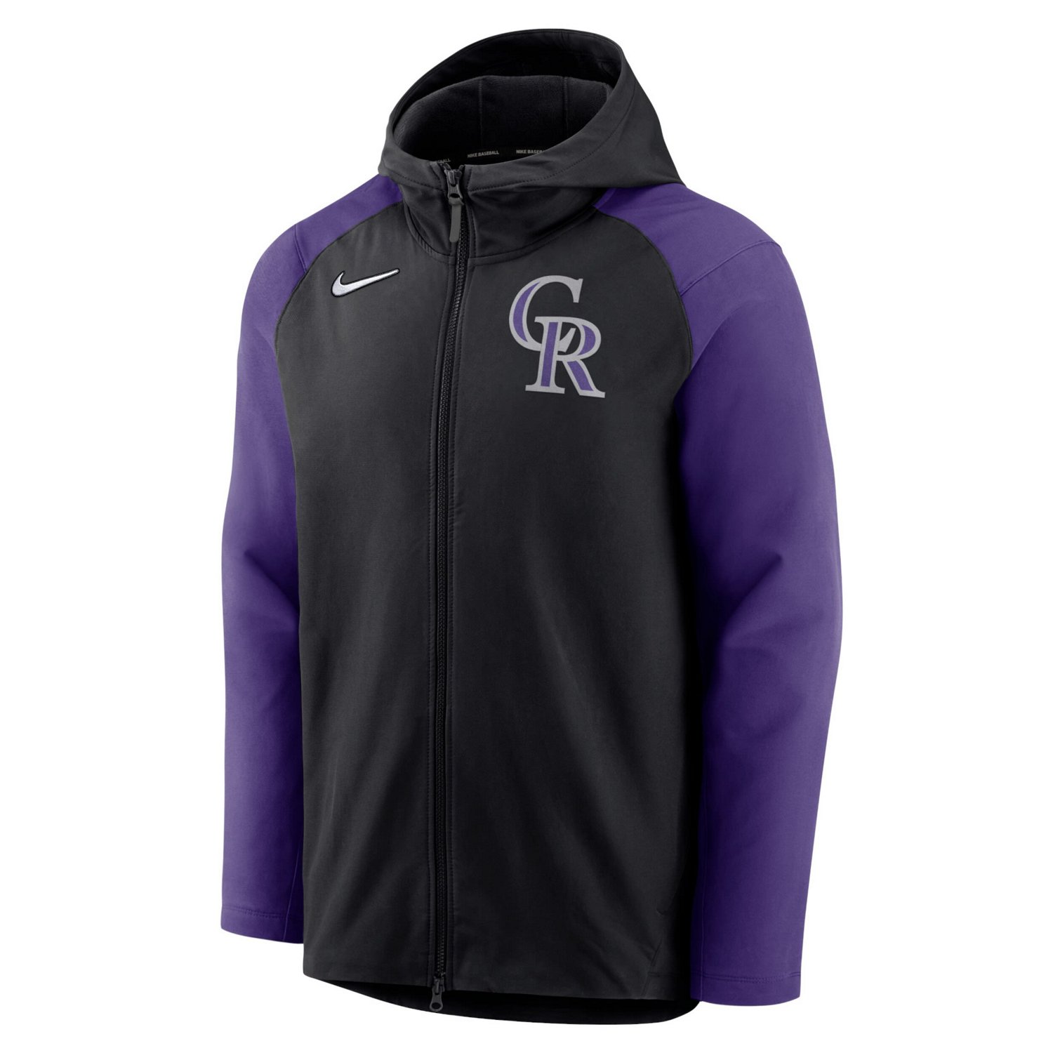 Nike /Purple Colorado Rockies Authentic Collection Performance Raglan
