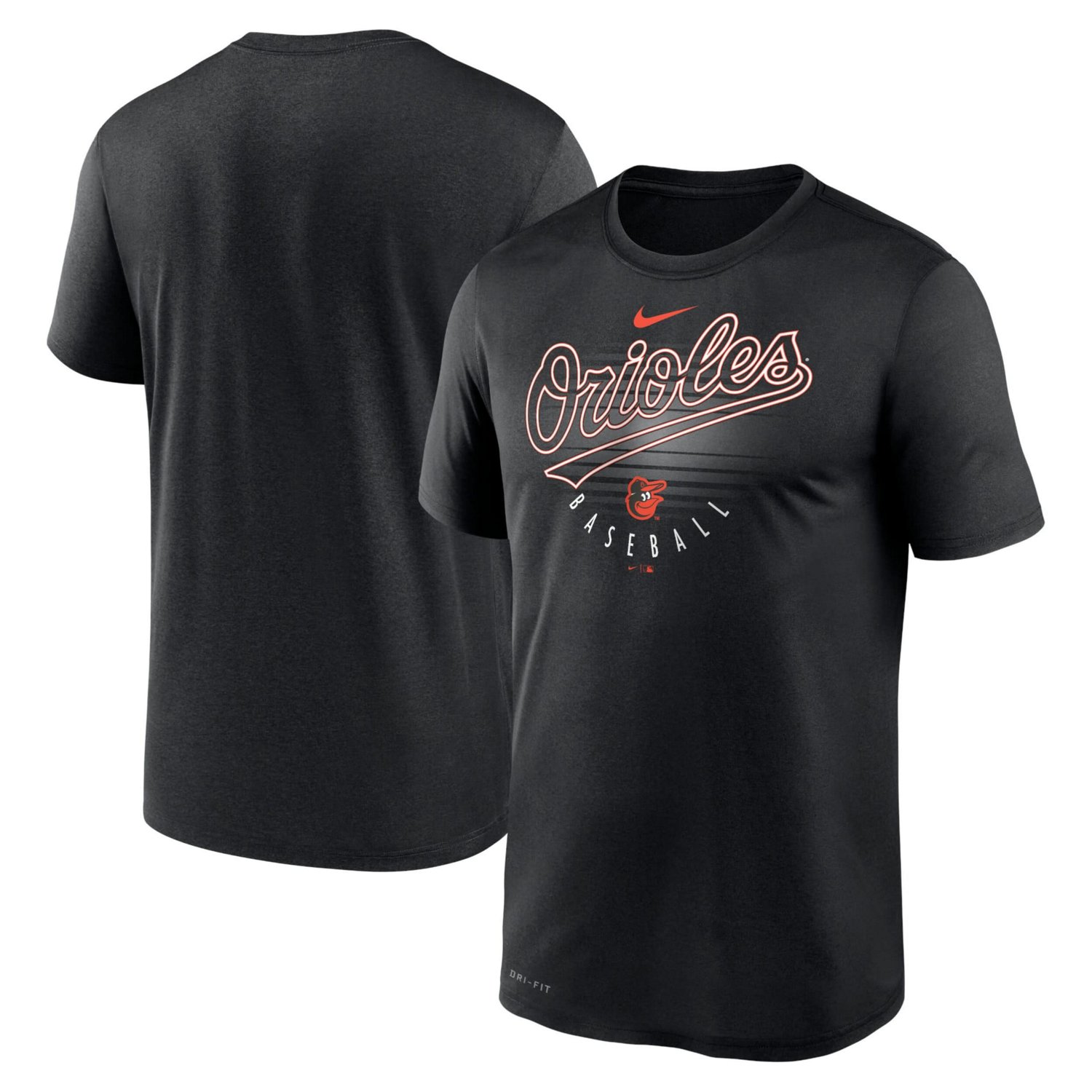 Nike Baltimore Orioles Wordmark Outline Legend T-Shirt | Academy