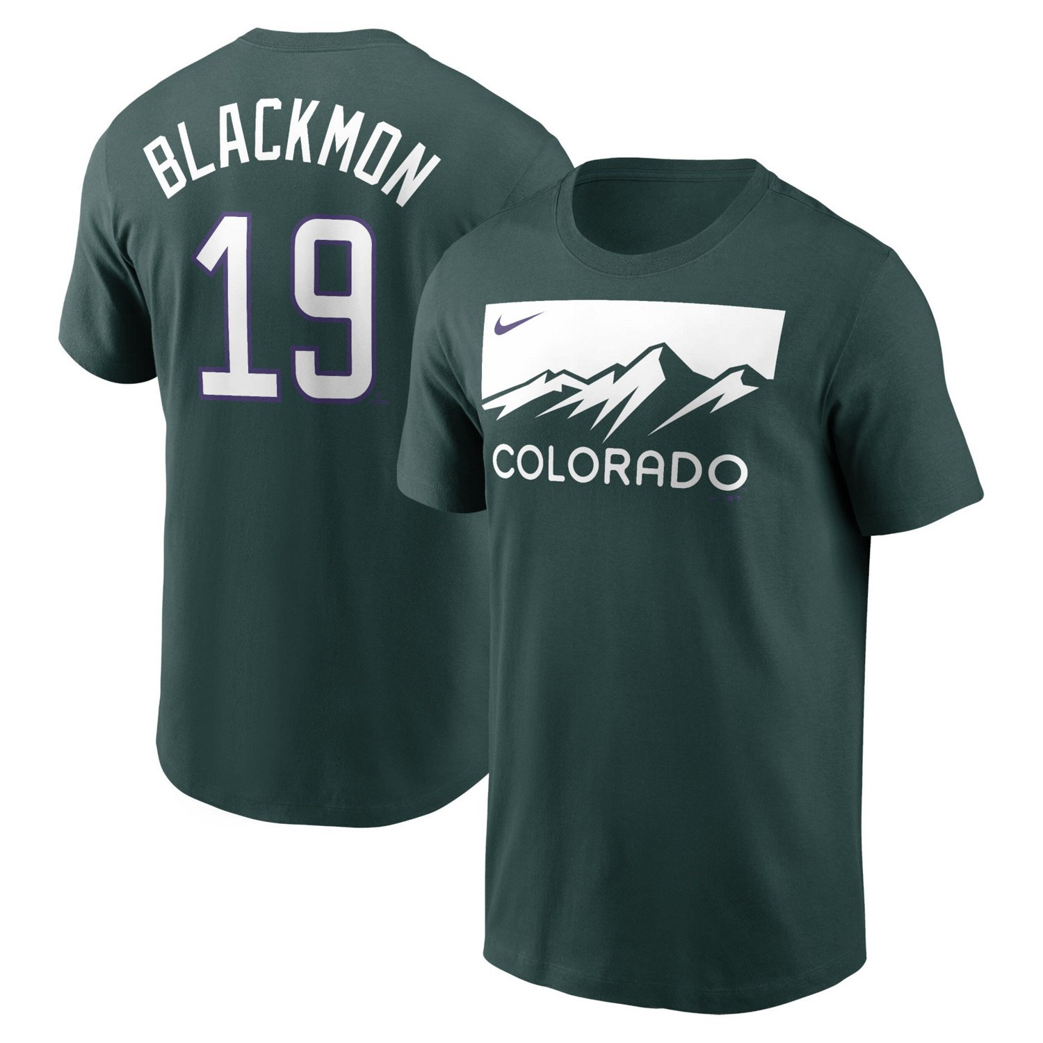 Nike Charlie Blackmon Colorado Rockies City Connect Name Number TShirt