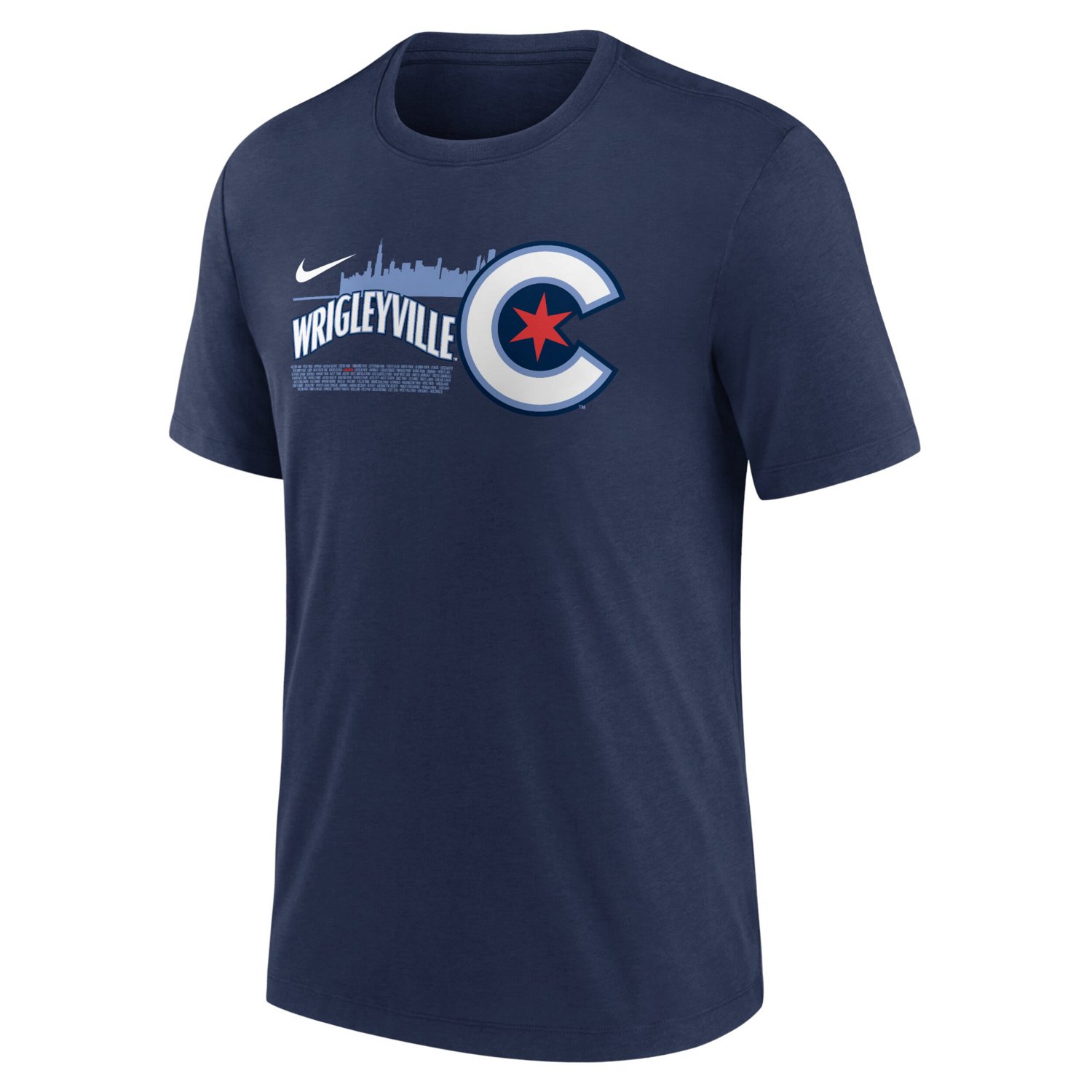 Nike Chicago Cubs City Connect Tri-Blend T-Shirt | Academy