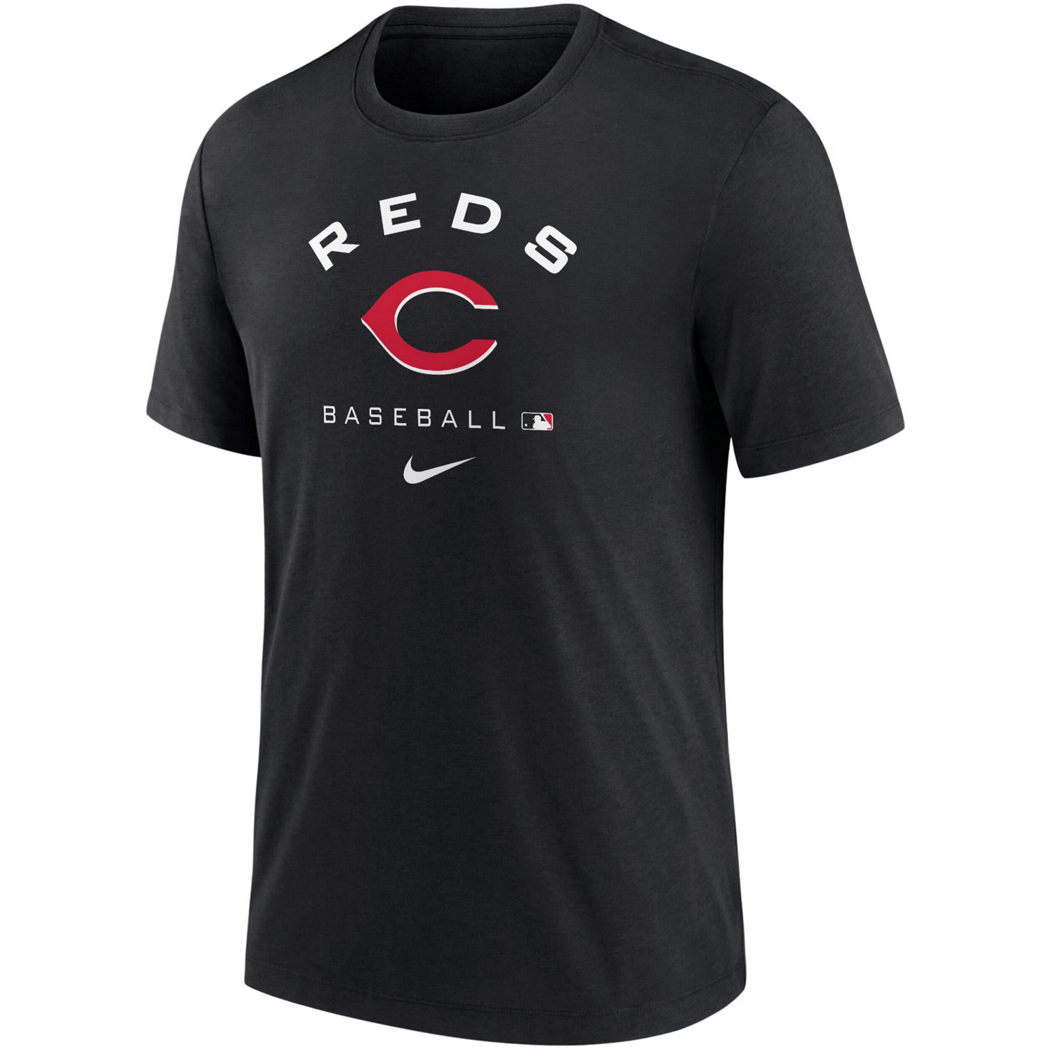 Nike Cincinnati Reds Authentic Collection Tri-Blend Performance T-Shirt ...