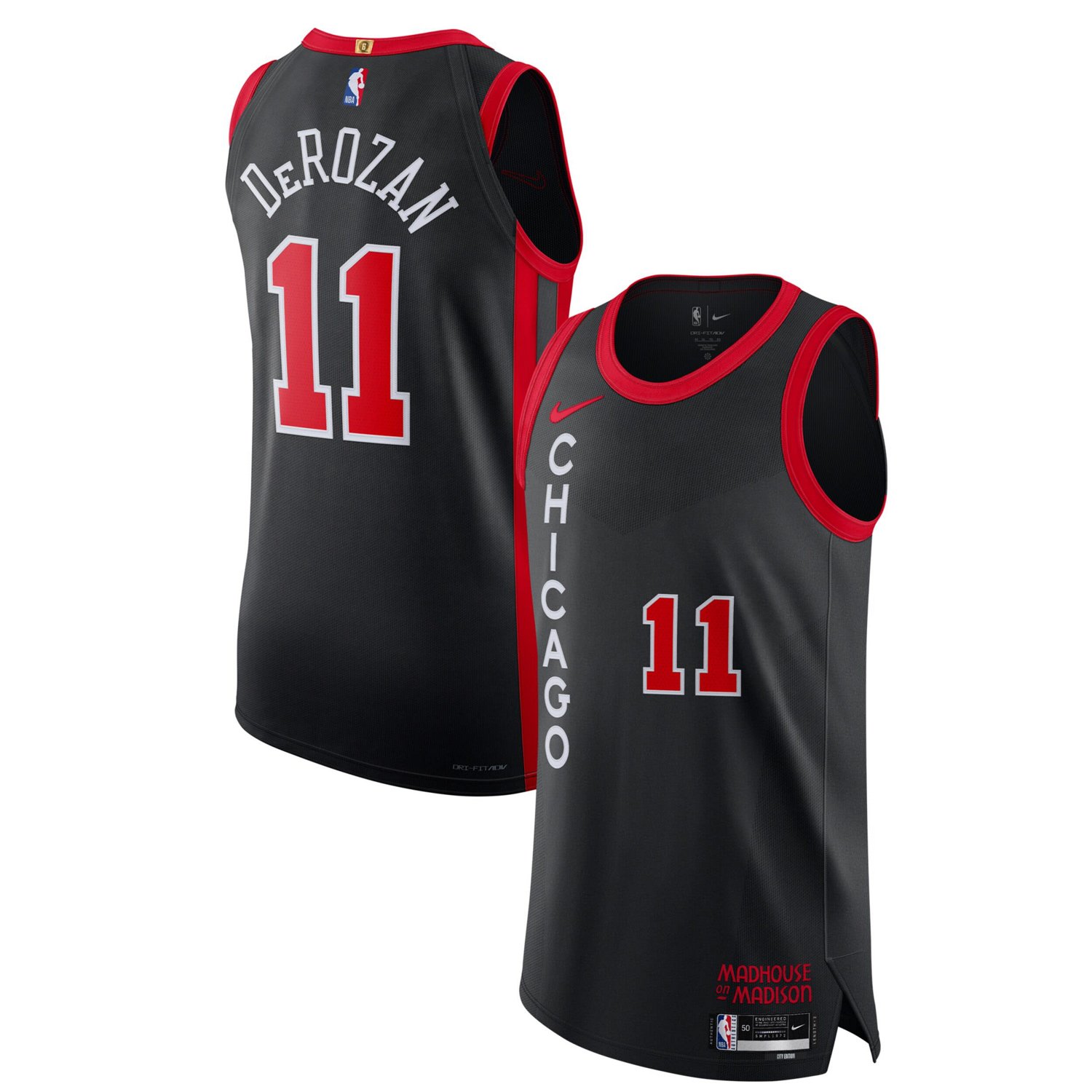 Nike DeMar DeRozan Chicago Bulls Authentic Jersey - City Edition | Academy