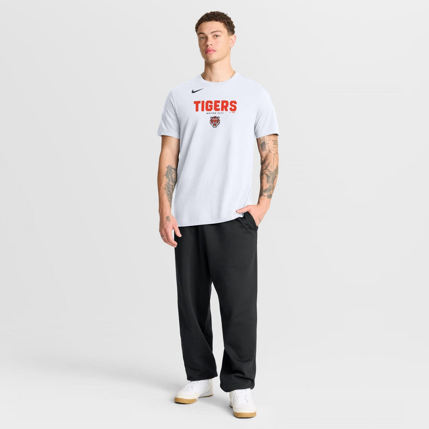 Nike Detroit Tigers Bold Team Name T-Shirt | Academy