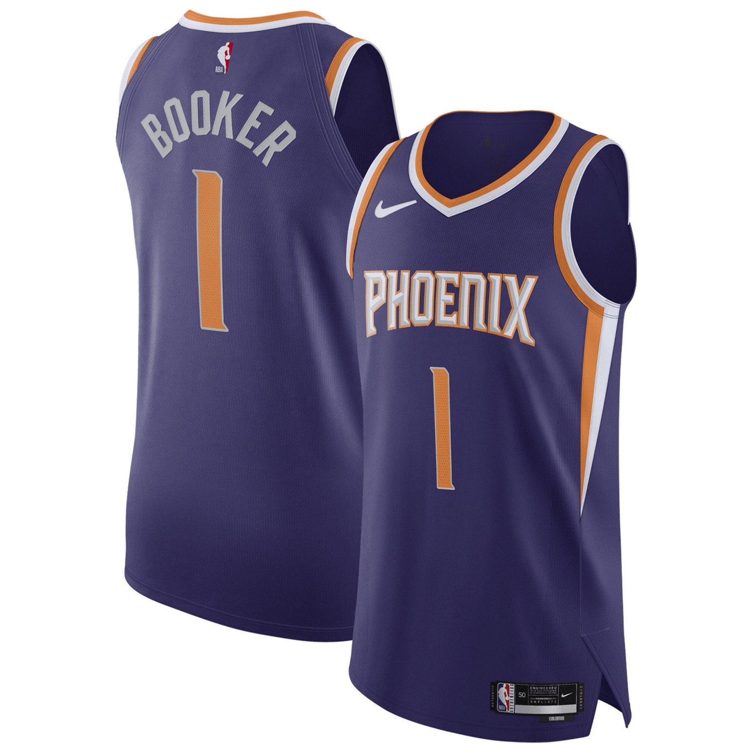 Nike Devin Booker Phoenix Suns Authentic Jersey - Icon Edition | Academy