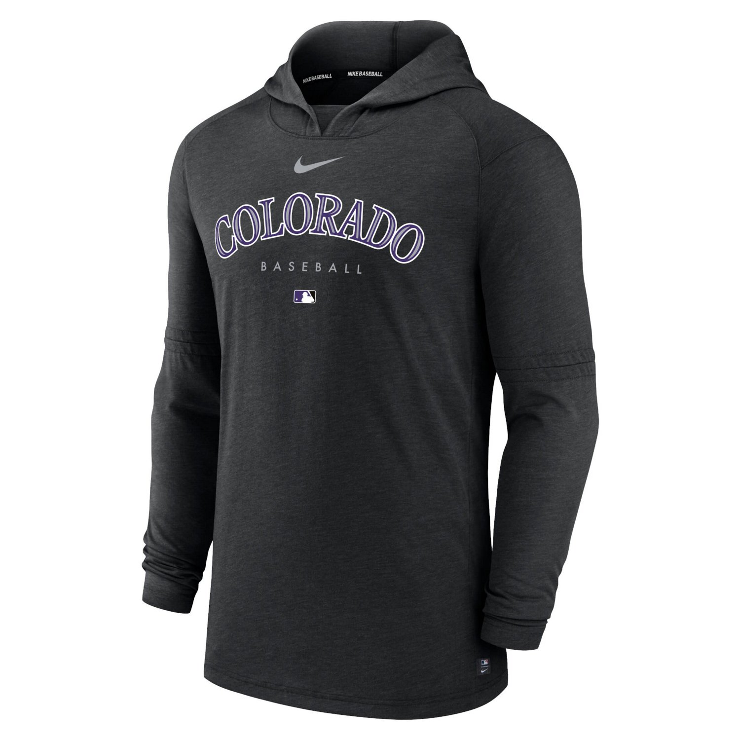 Nike Heather Colorado Rockies Authentic Collection Early Work Tri-Blend ...