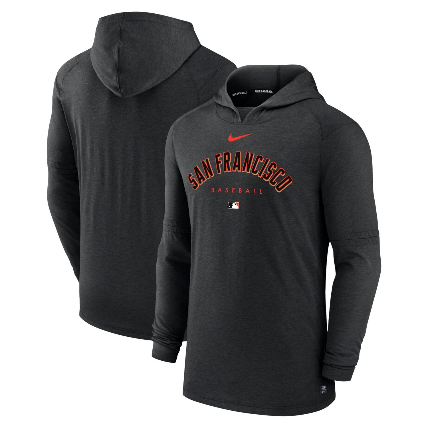 Nike Heather San Francisco Giants Authentic Collection Early Work Tri ...