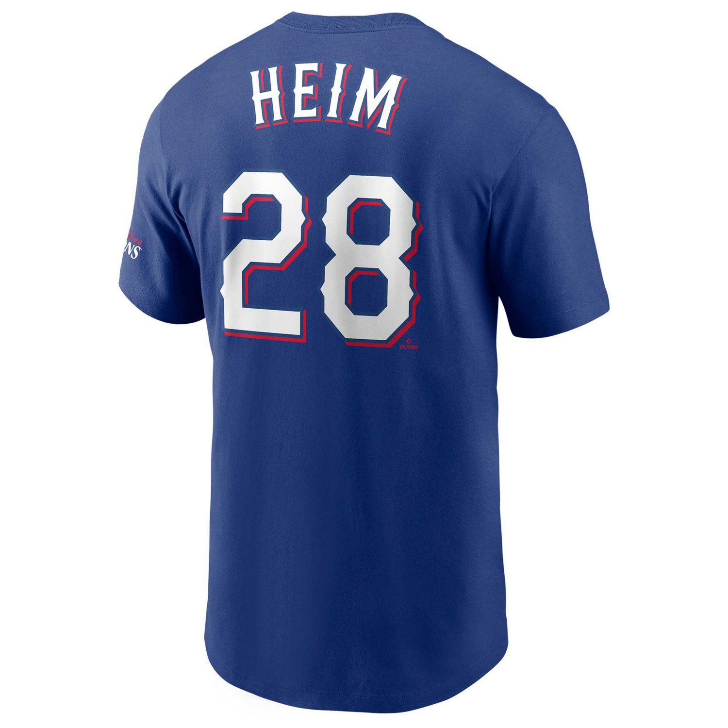 Nike Jonah Heim Texas Rangers 2023 World Series Champions Name Number T ...
