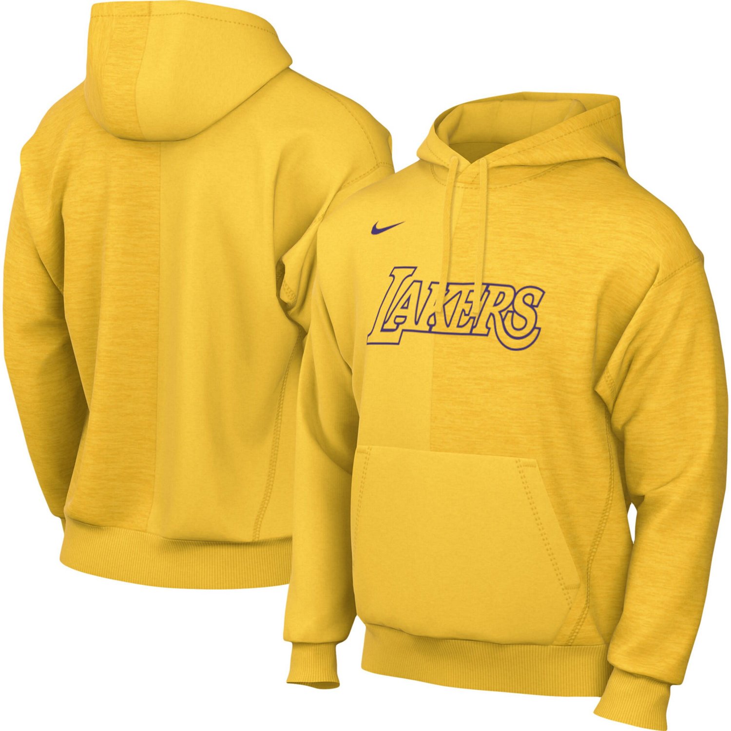 Nike Los Angeles Lakers Courtside Versus Stitch Split Pullover Hoodie ...