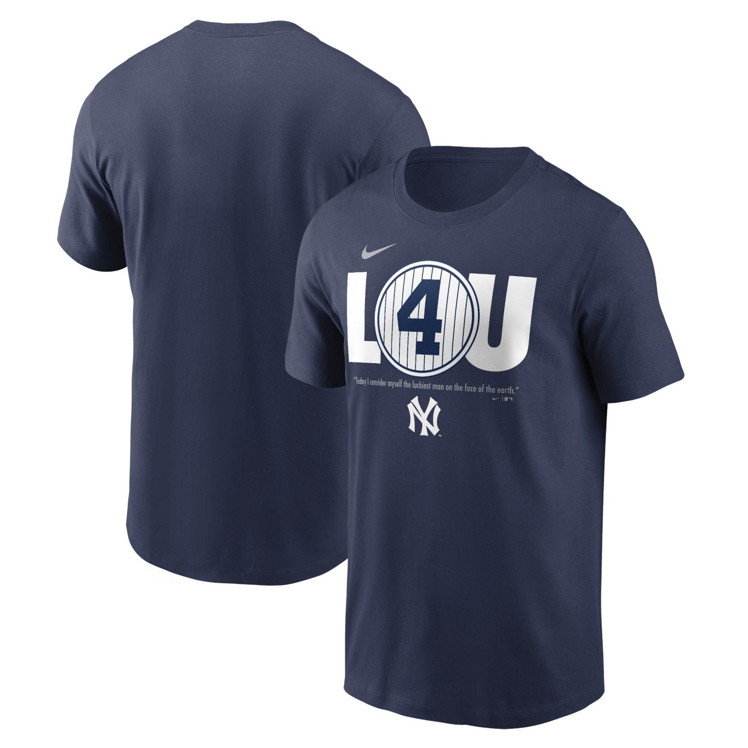 Nike Lou Gehrig New York Yankees Cooperstown Collection Lou Gehrig Day ...