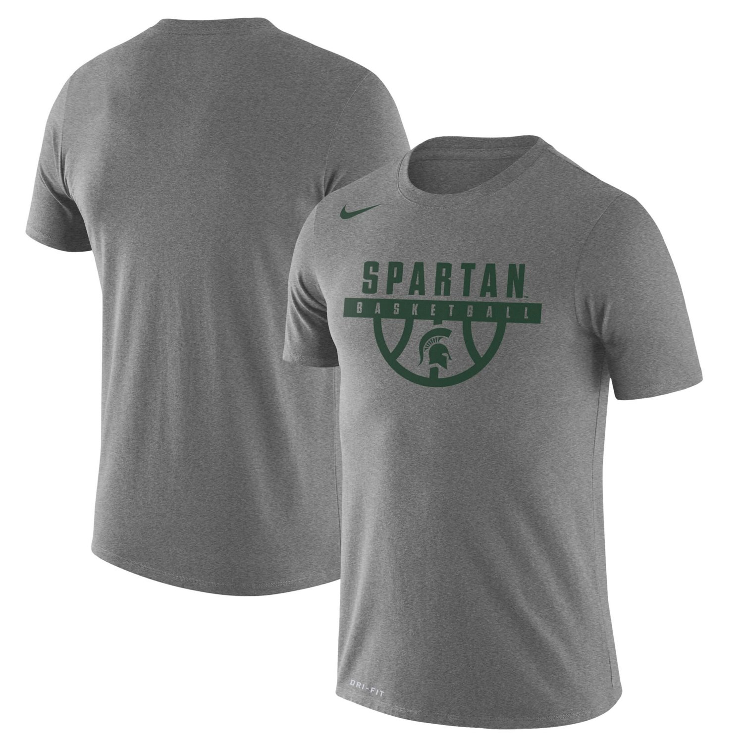 Nike Michigan State Spartans Basketball Drop Legend Performance T-Shirt ...