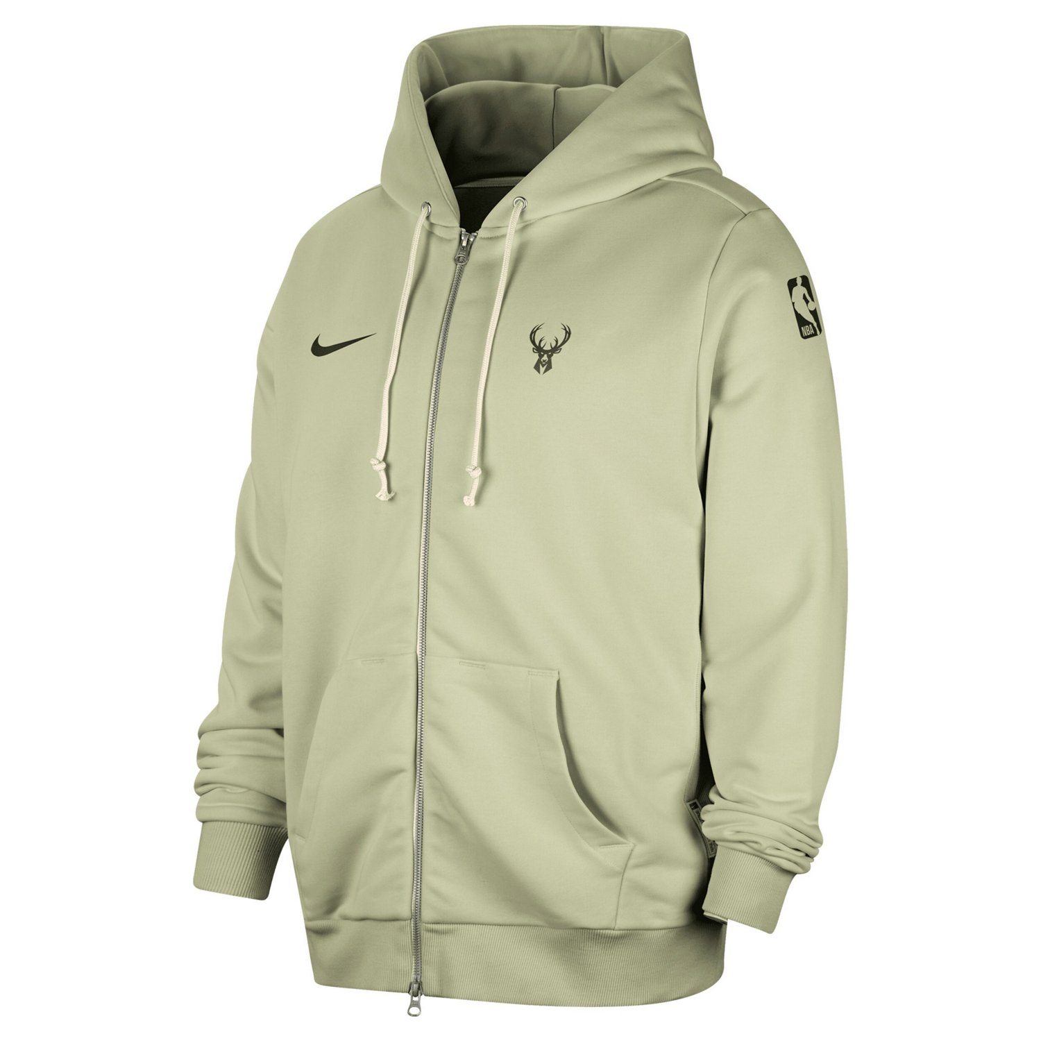 Nike Milwaukee Bucks Authentic Standard Issue Full-Zip Hoodie Jacket ...