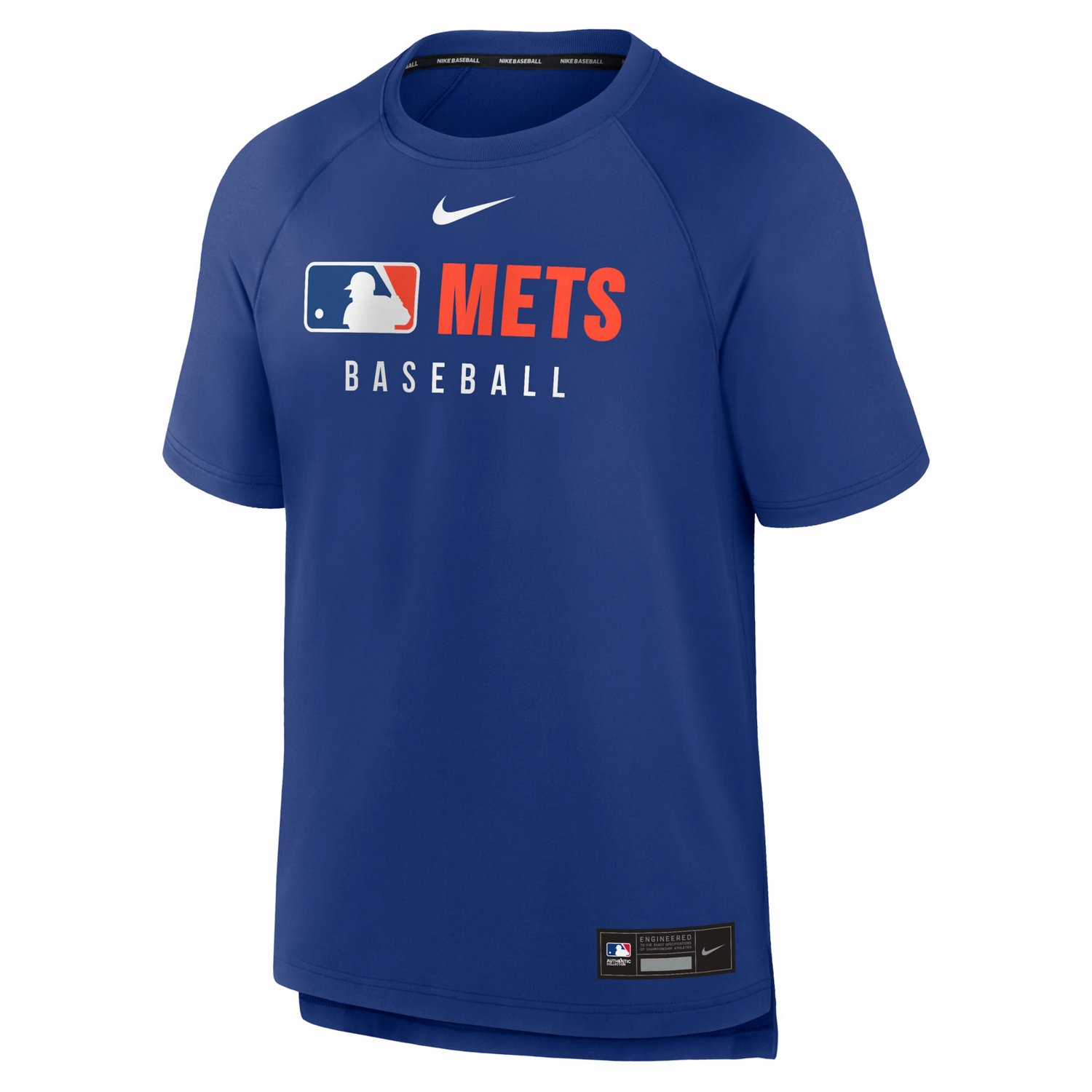 Nike New York Mets Authentic Collection Pregame Raglan Performance T ...