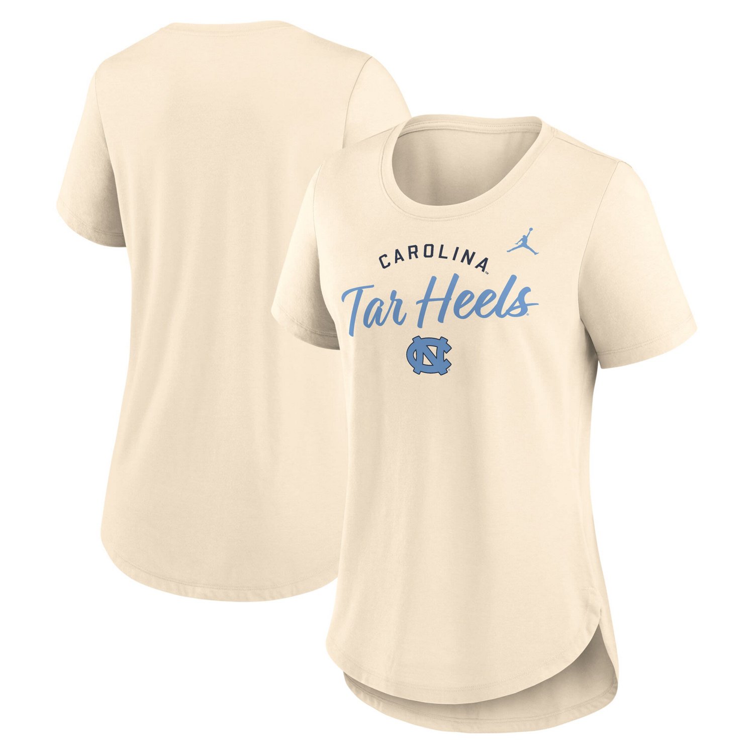 Nike North Carolina Tar Heels Script Logo Tri-Blend T-Shirt | Academy