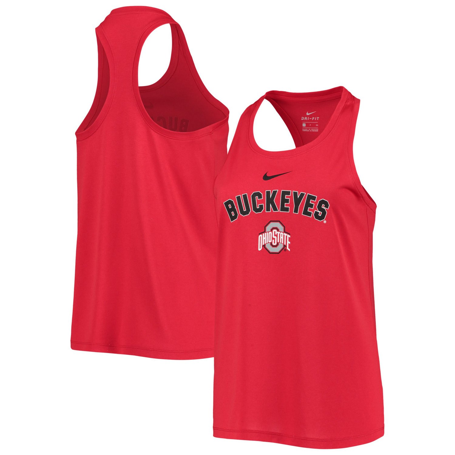 Nike Ohio State Buckeyes Arch Logo Classic Performance Tank Top Academy