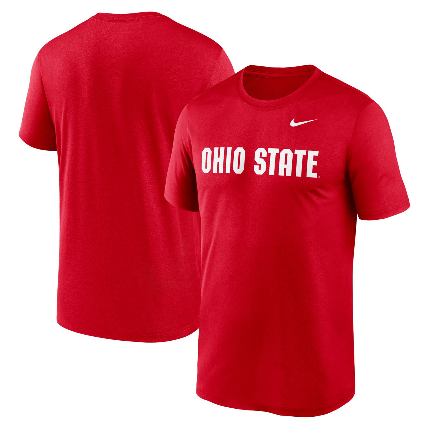 Nike Ohio State Buckeyes Primetime Legend Wordmark T-Shirt | Academy