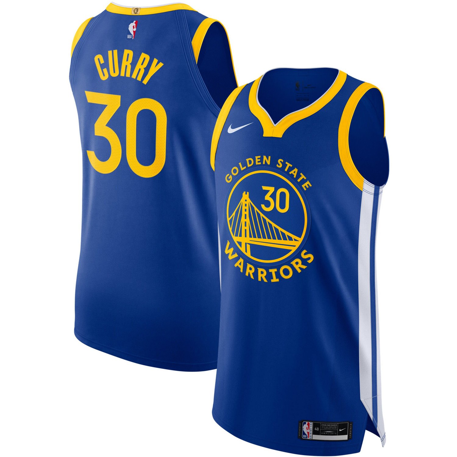 Nike Stephen Curry Golden State Warriors Authentic Jersey - Icon 