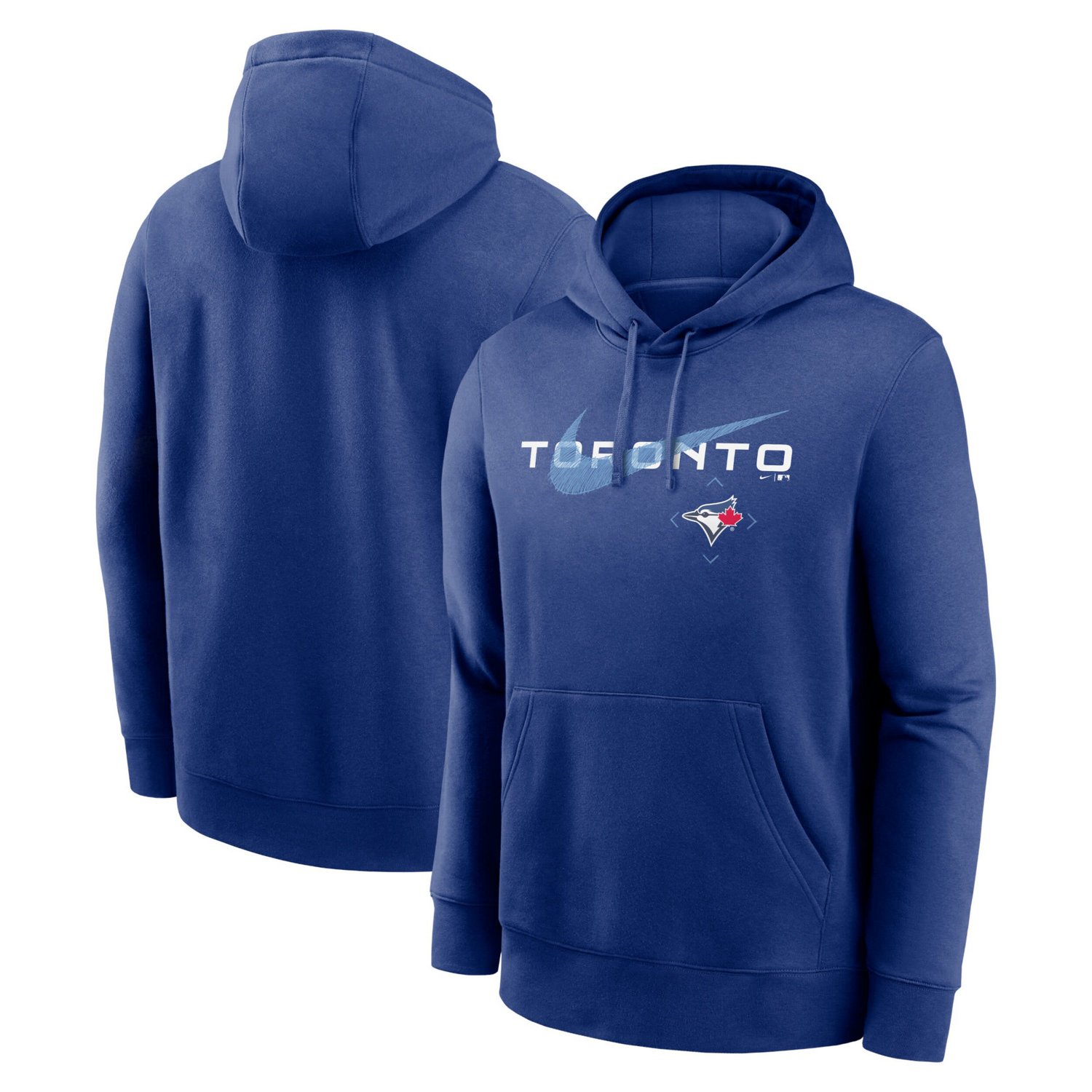 Nike Toronto Blue Jays Swoosh NeighborHOOD Pullover Hoodie | Academy