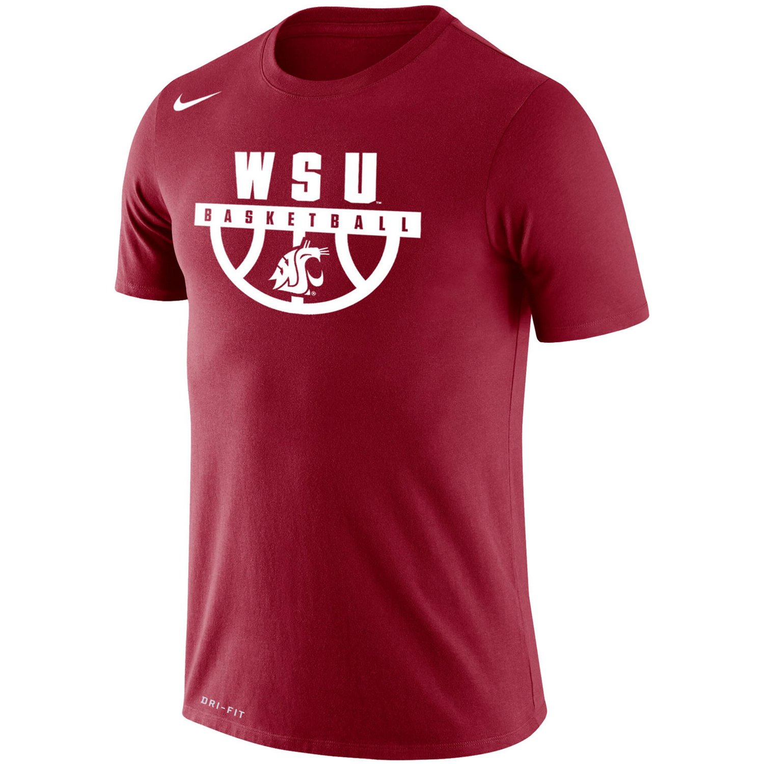 Nike Washington State Cougars Basketball Drop Legend Performance T Shirt Academy 2765