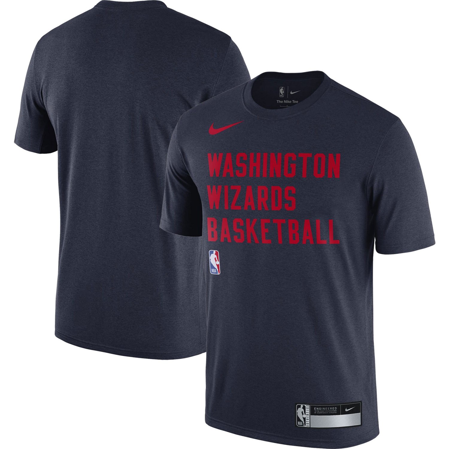 Nike Washington Wizards 2023/24 Sideline Legend Performance Practice T ...