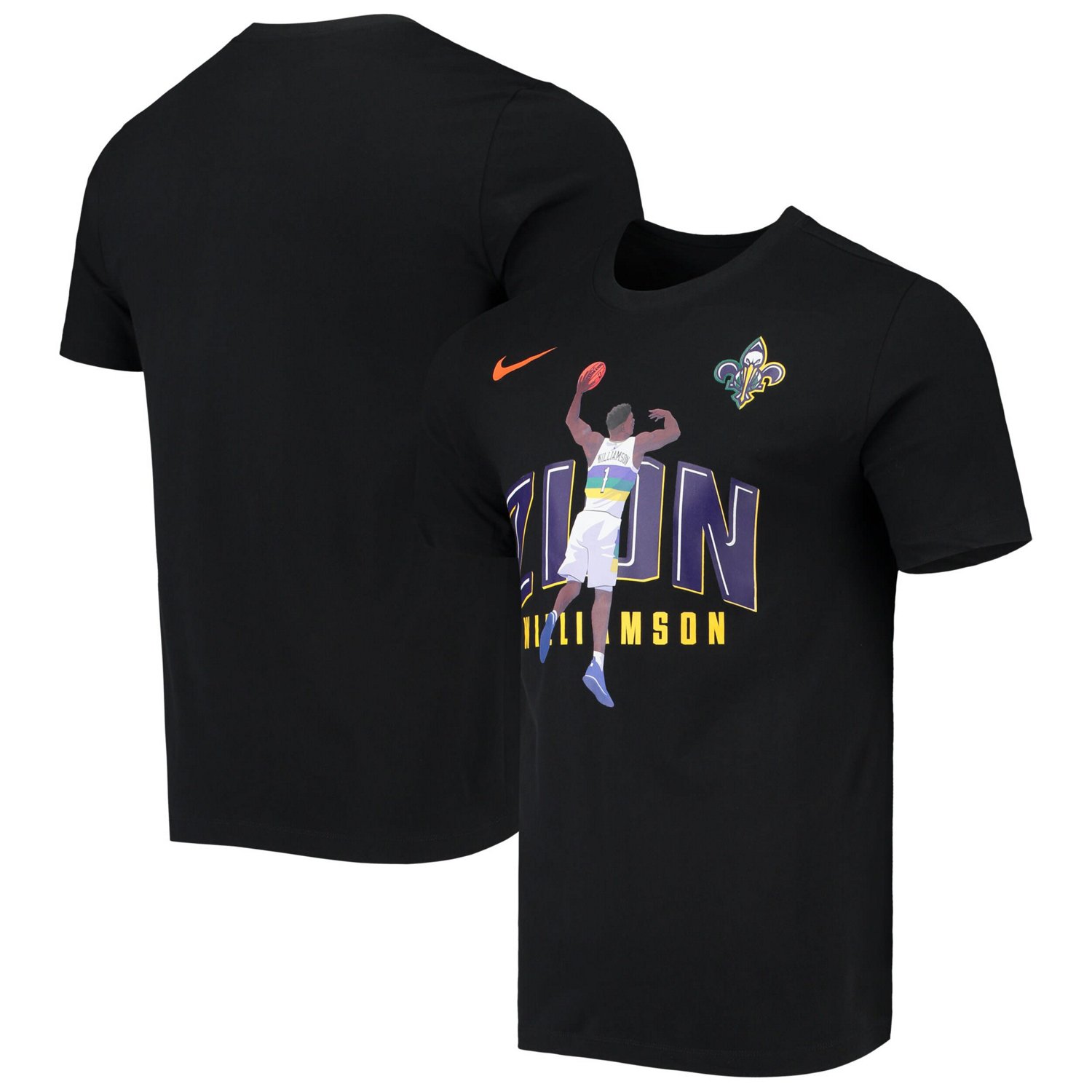 Nike Zion Williamson New Orleans Pelicans Hero Performance T-Shirt ...