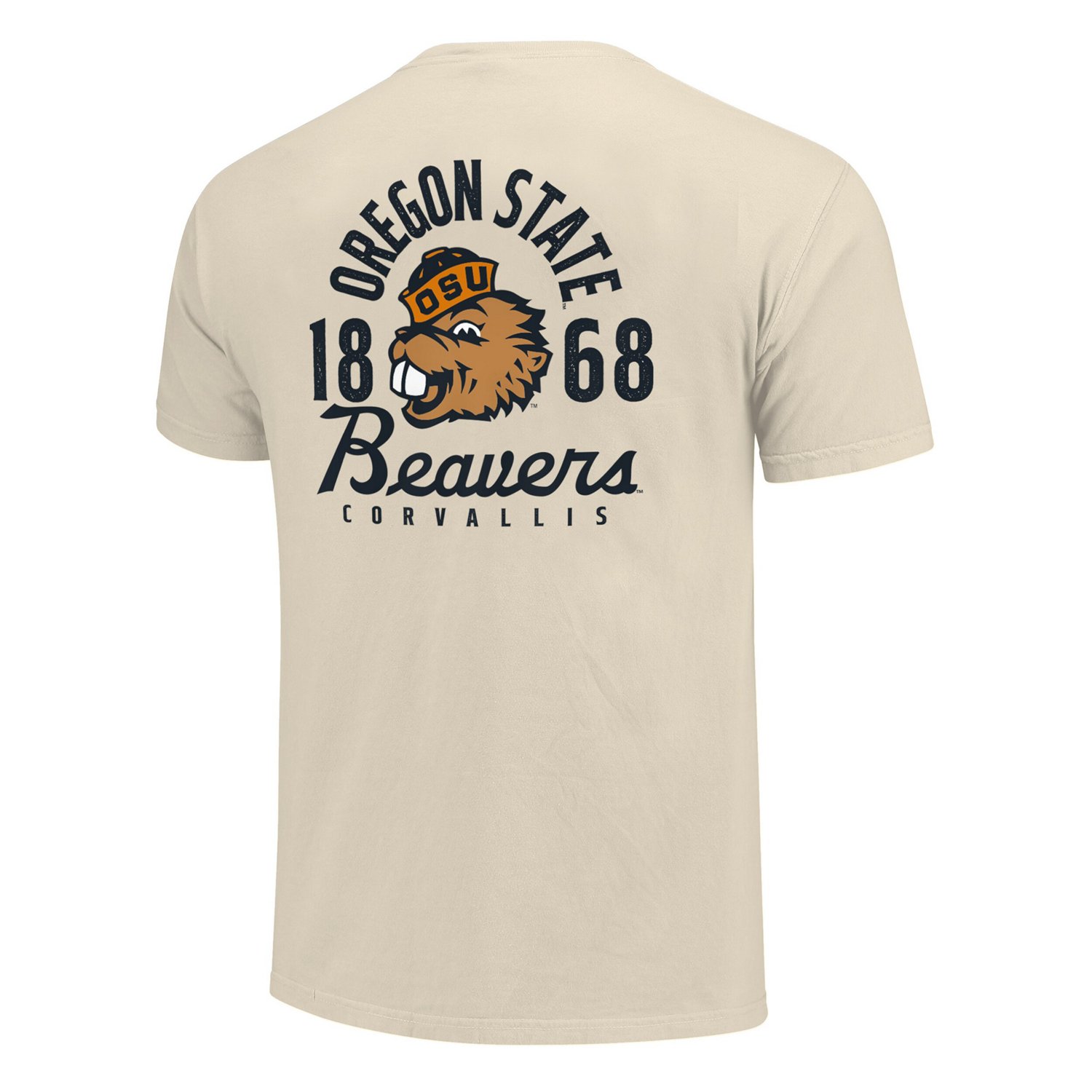 Oregon State Beavers Comfort Colors Mascot Overlay T-Shirt | Academy