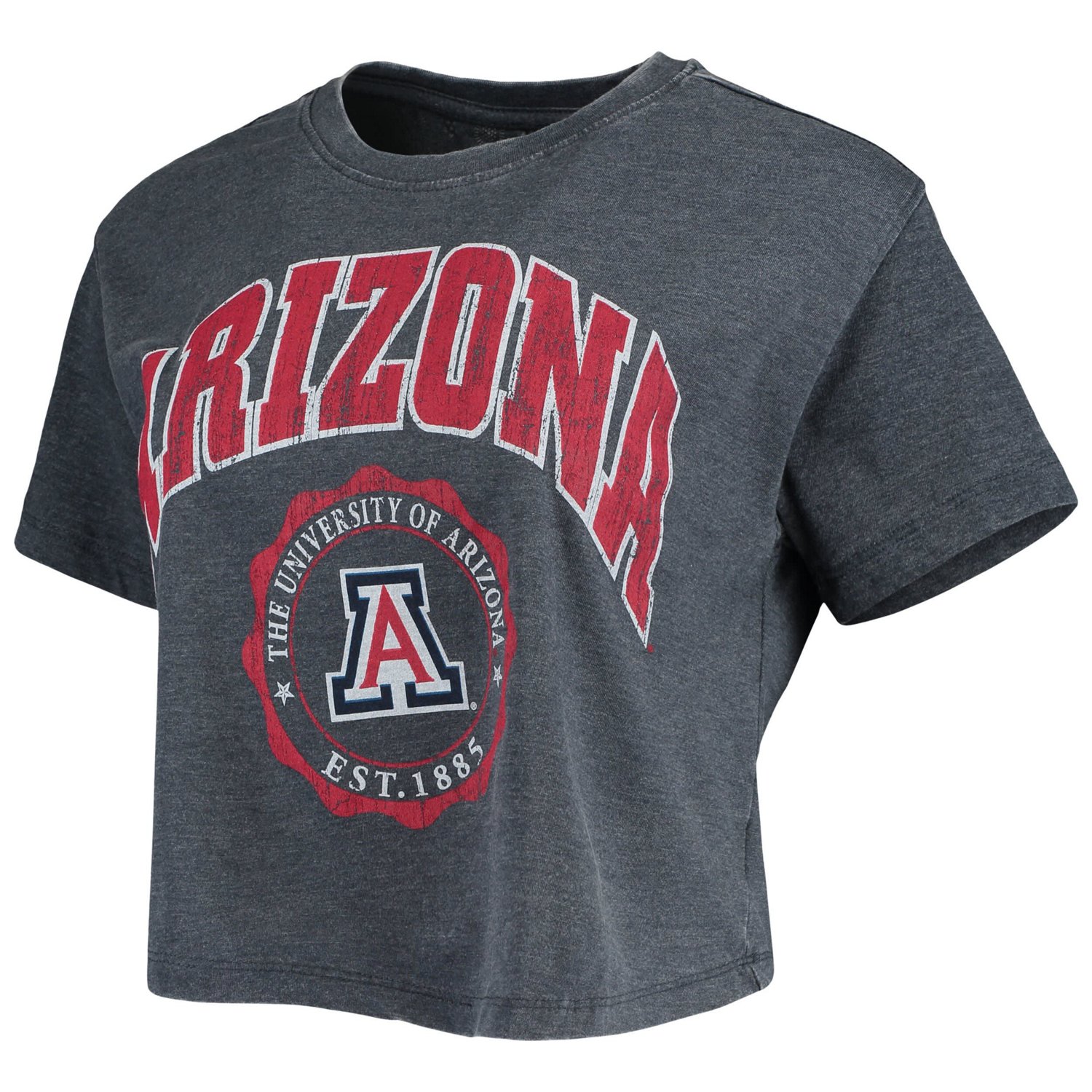 Pressbox Arizona Wildcats Edith Vintage Burnout Crop T-Shirt | Academy