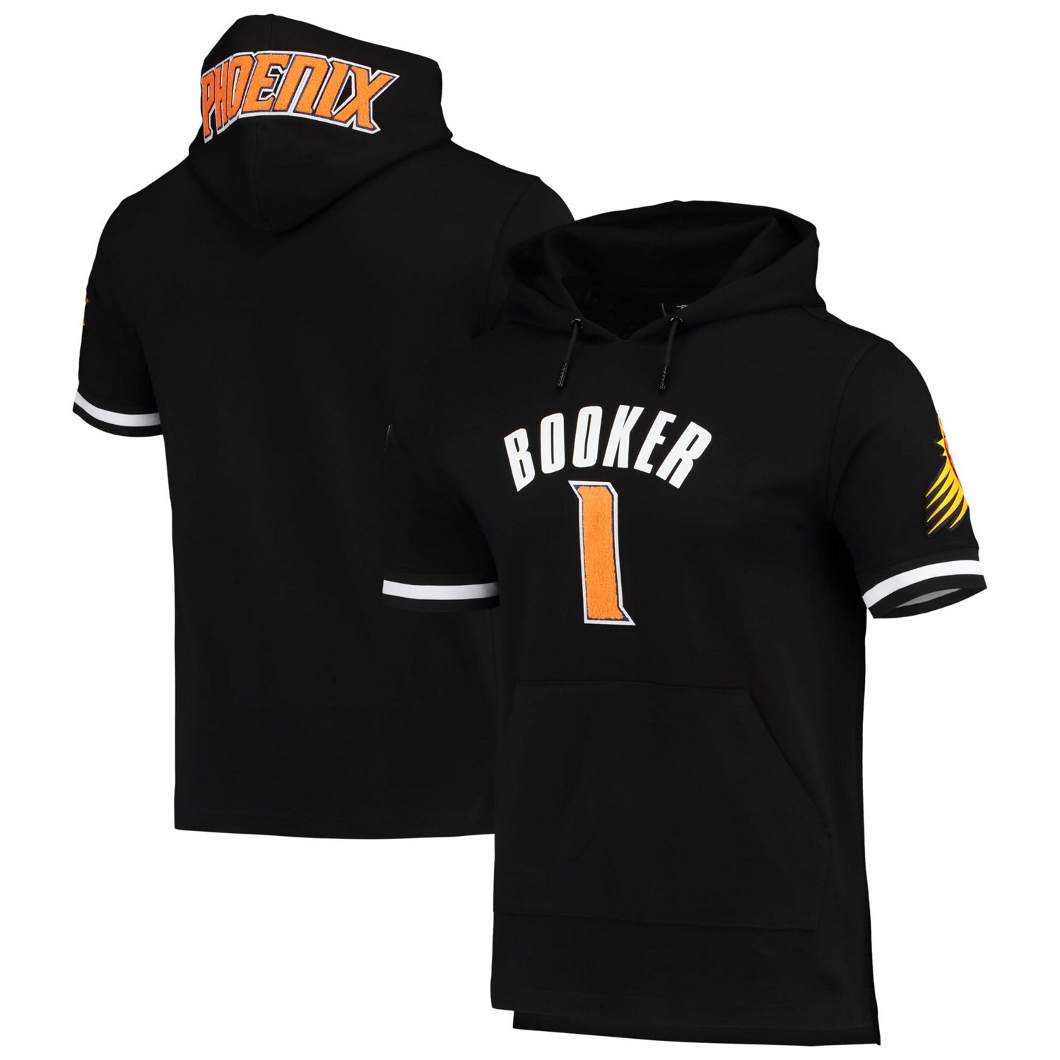 Pro Standard Devin Booker Phoenix Suns Name Number Short Sleeve Pullover Hoodie | Academy