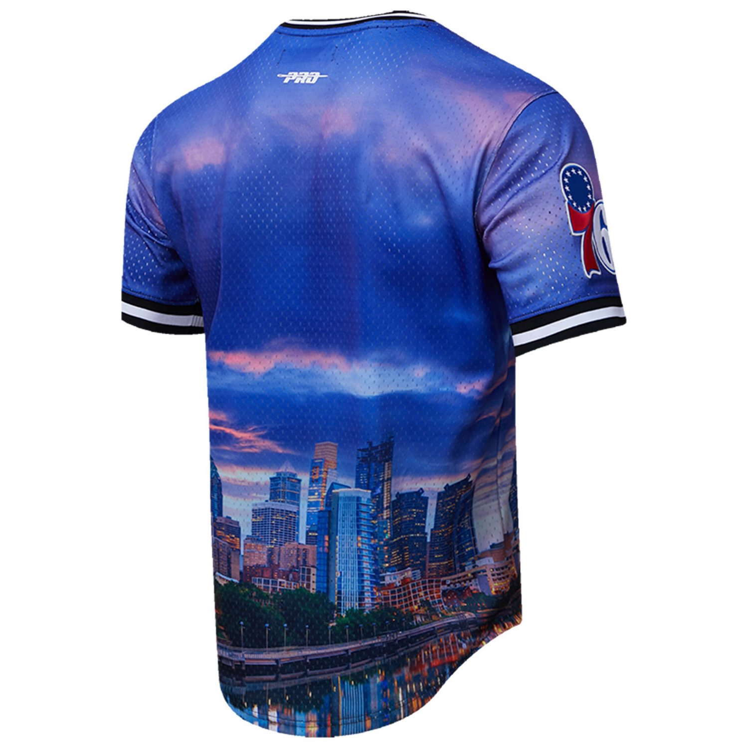 Pro Standard Philadelphia 76ers Cityscape Stacked Logo TShirt Academy
