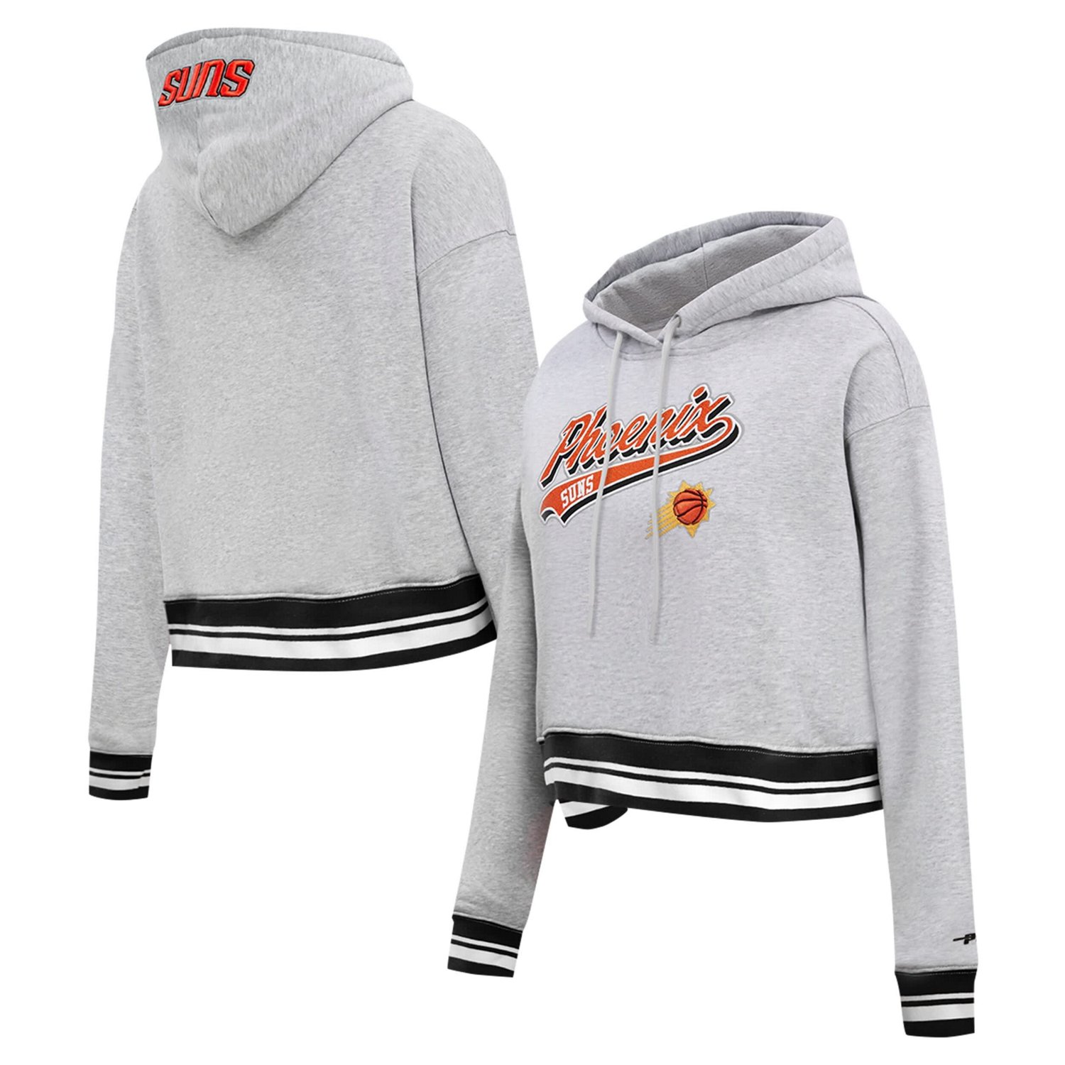 Pro Standard Phoenix Suns Script Tail Cropped Pullover Hoodie | Academy