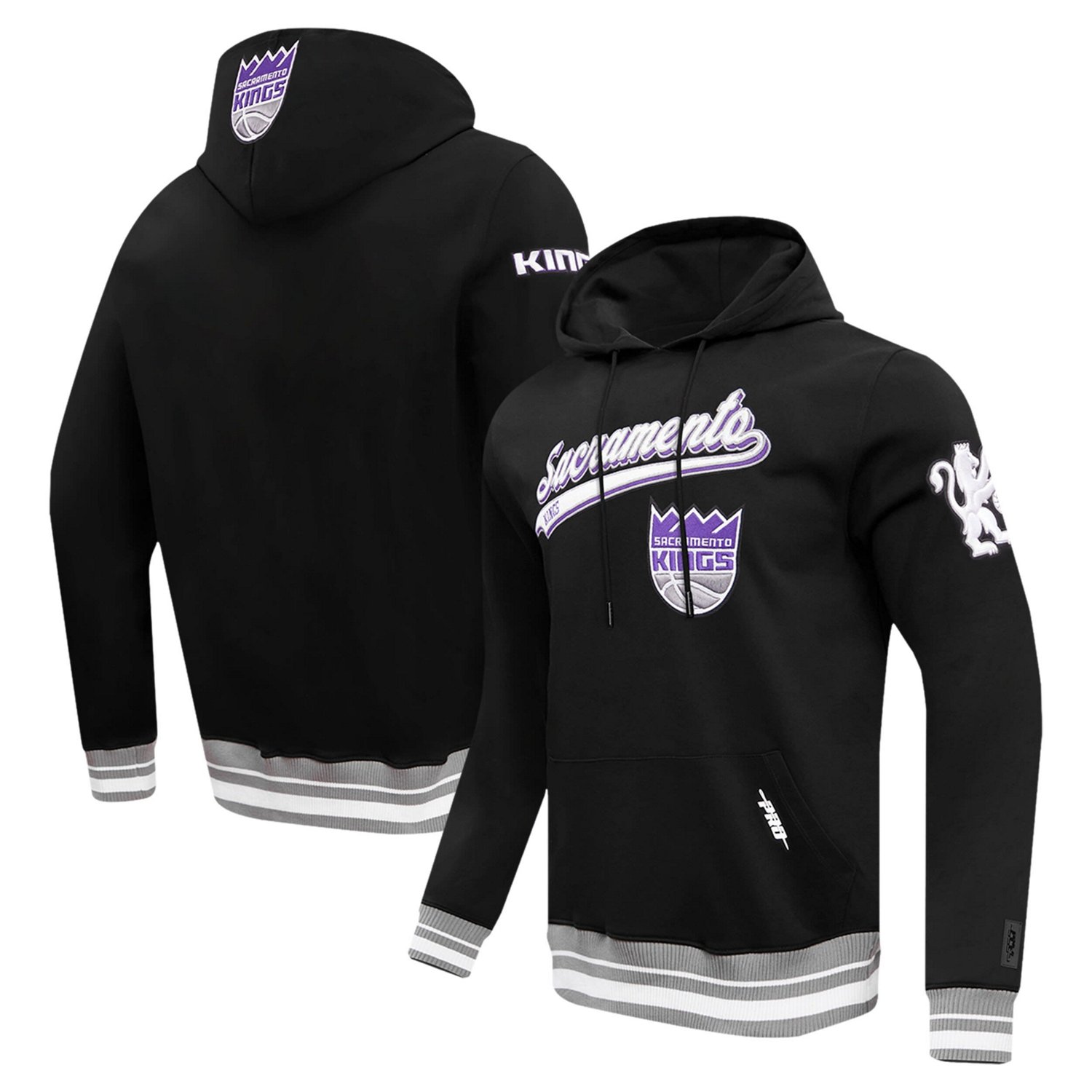 Pro Standard Sacramento Kings Script Tail Pullover Hoodie | Academy