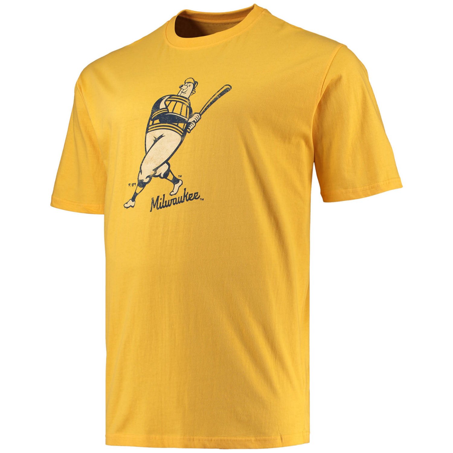 Profile Milwaukee Brewers Big Tall Hometown Paint The Black TShirt