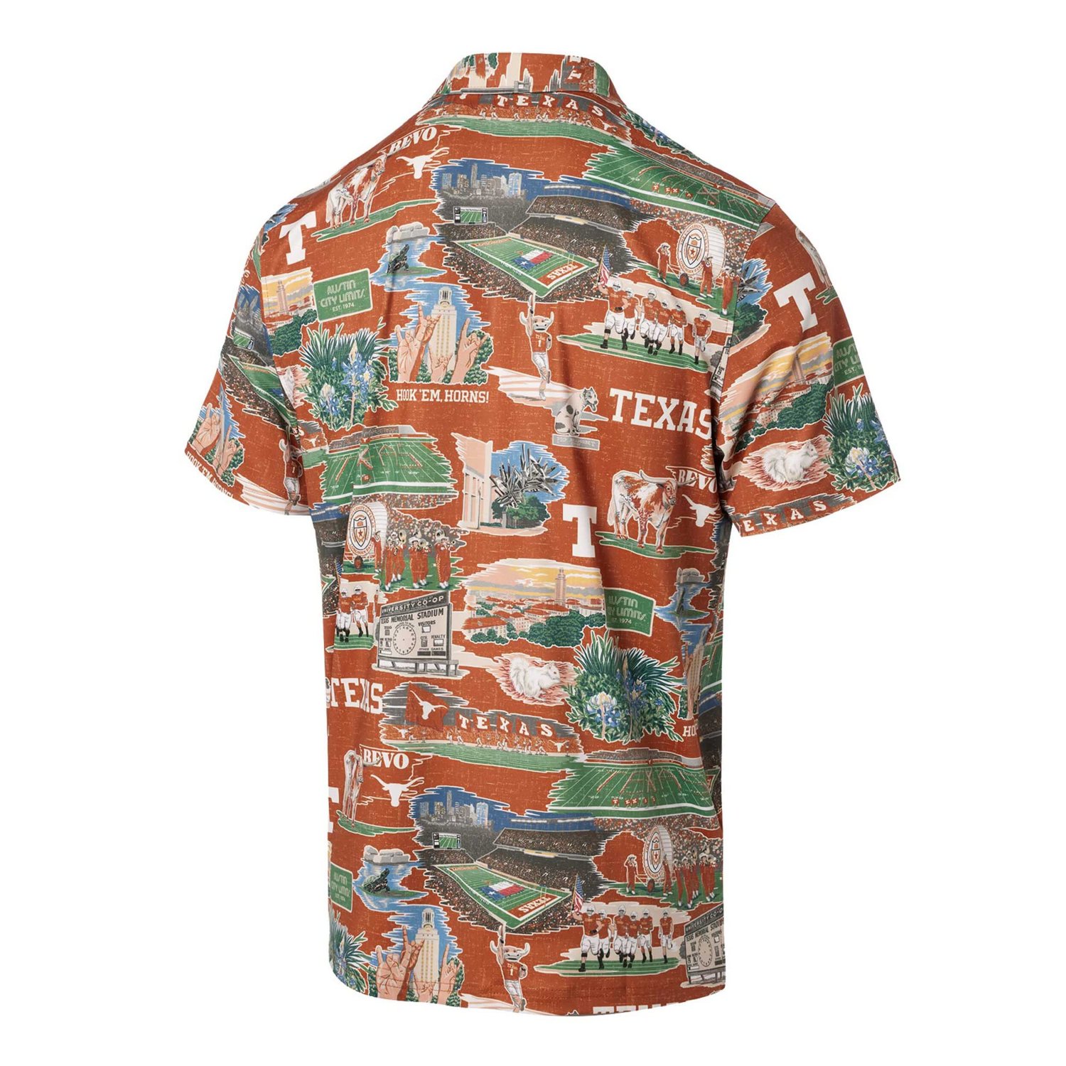 Reyn Spooner Burnt Texas Longhorns Scenic Polo | Academy