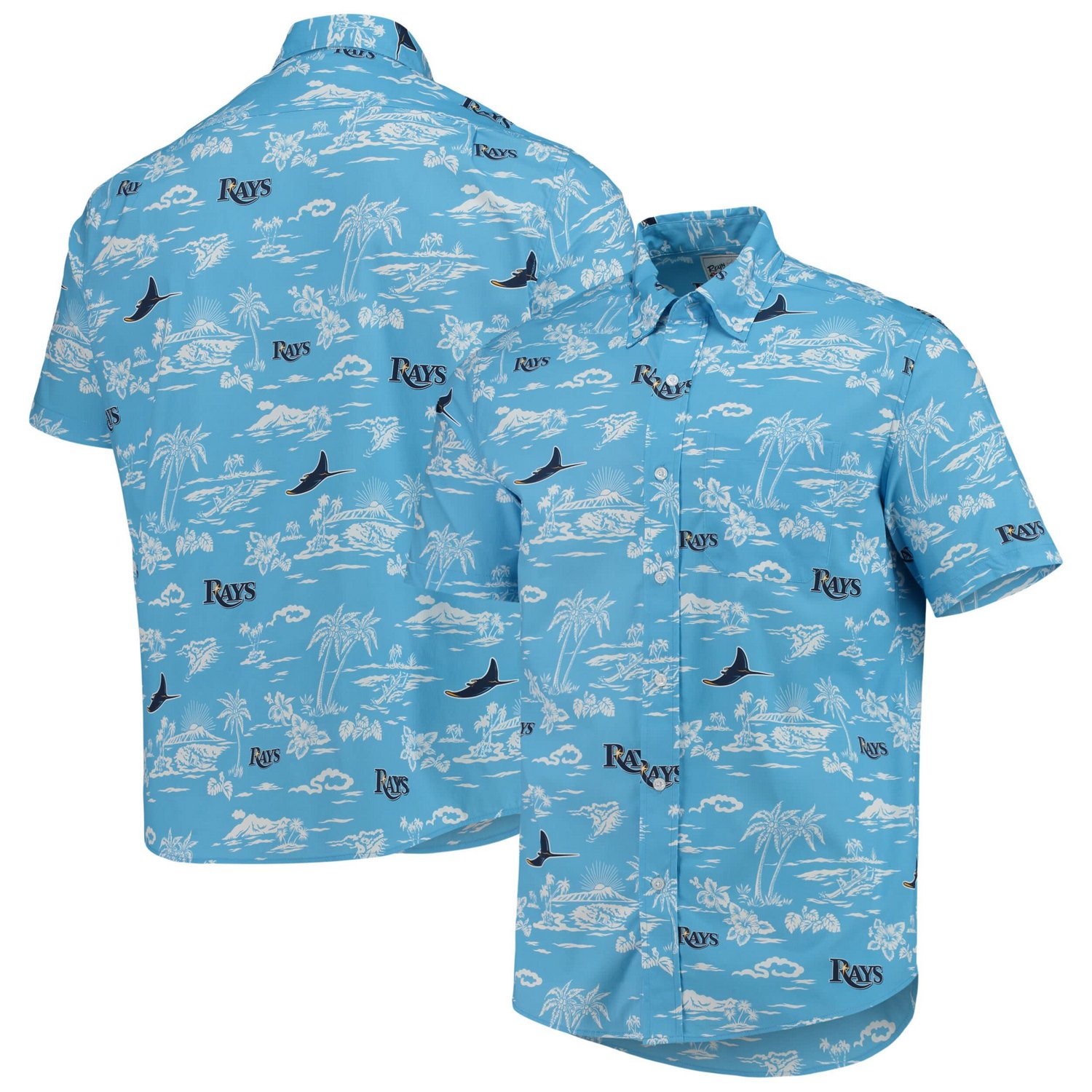 Reyn Spooner Light Tampa Bay Rays Kekai Performance Button-Down Shirt ...