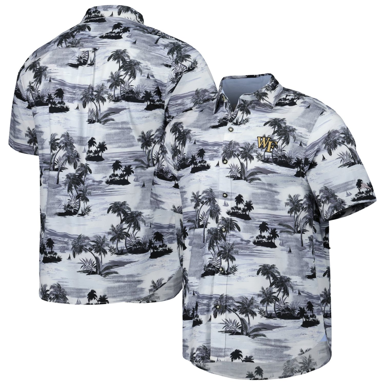 Tommy Bahama Wake Forest Demon Deacons Tropical Horizons Button-Up ...