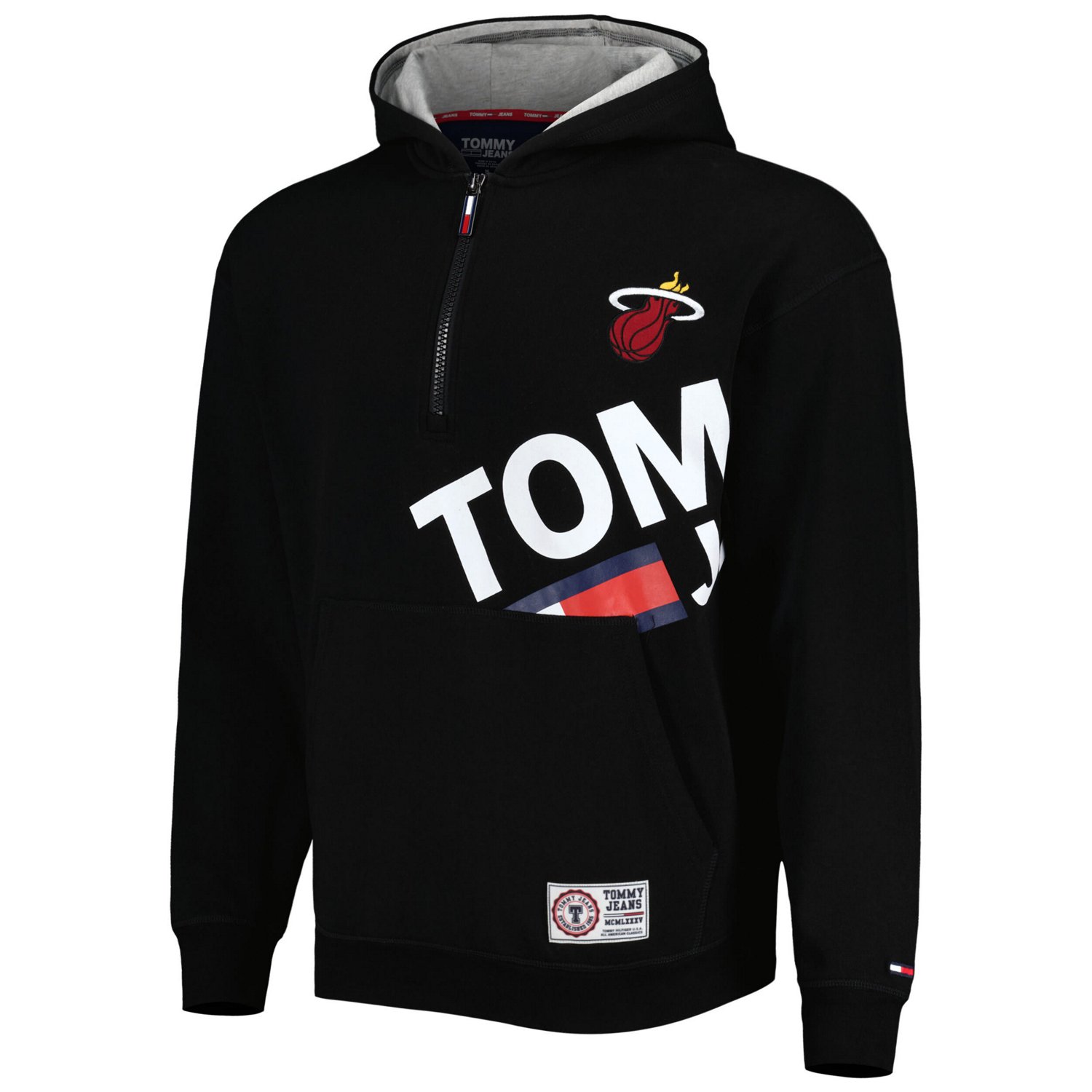 Tommy Jeans Miami Heat Bernard Half-Zip Hoodie | Academy