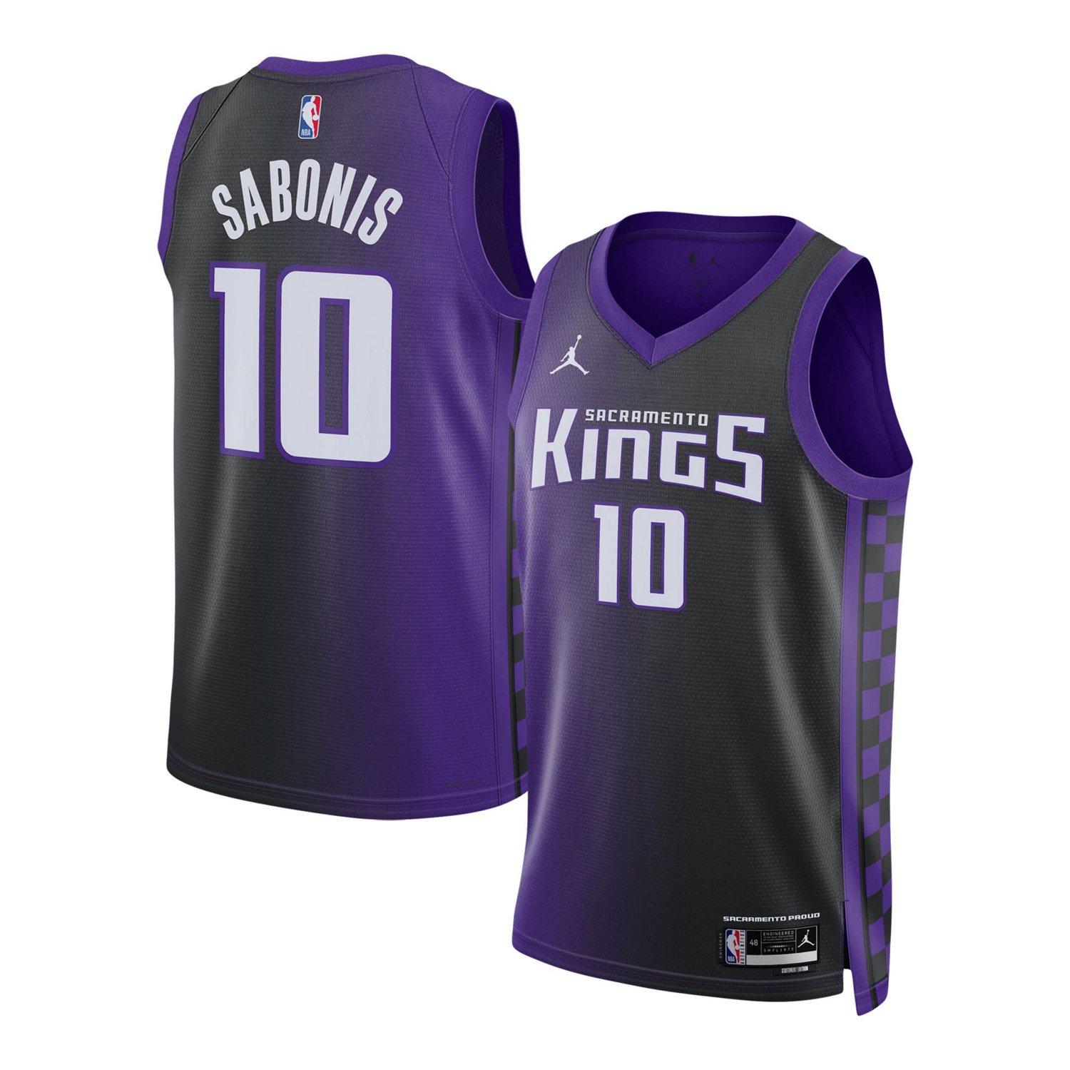 Unisex Jordan Brand Domantas Sabonis Sacramento Kings Swingman Jersey 