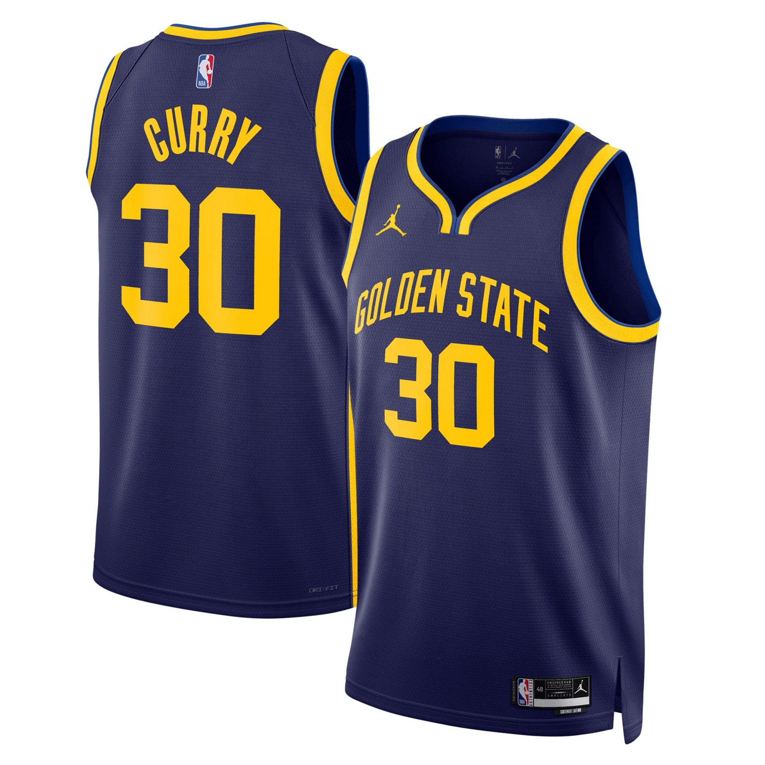 Unisex Jordan Brand Stephen Curry Golden State Warriors Swingman Jersey ...