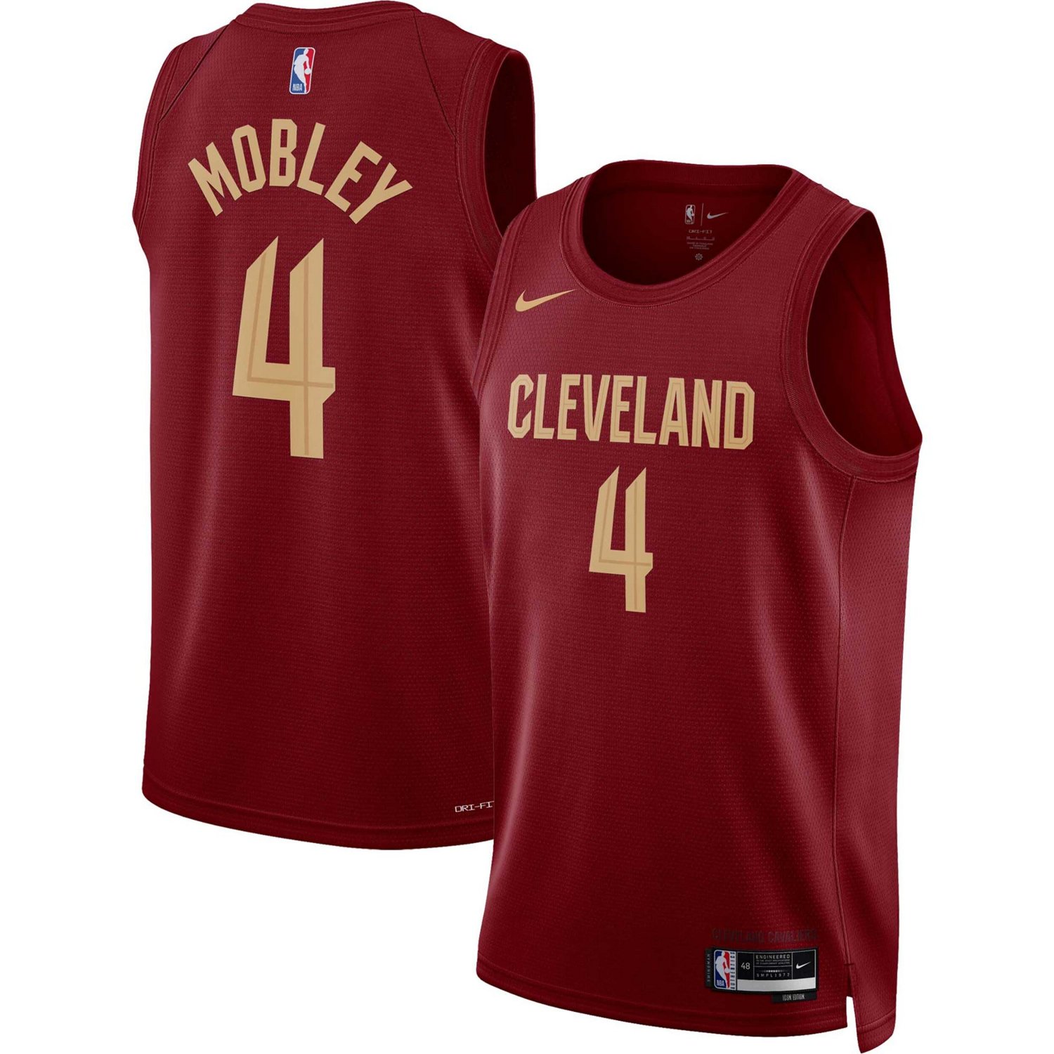 Unisex Nike Evan Mobley Cleveland Cavaliers Swingman Jersey - Icon ...