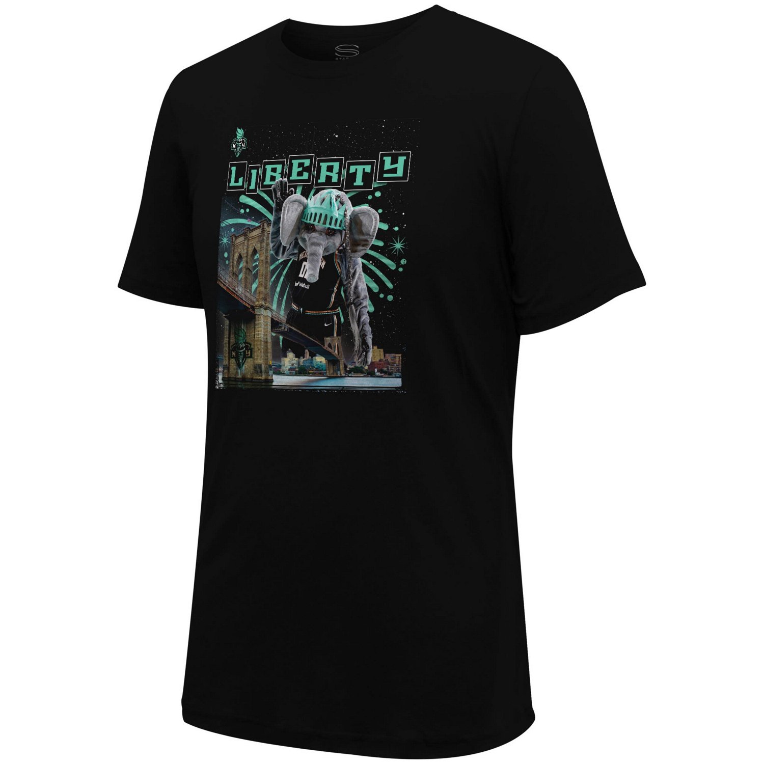 Unisex Stadium Essentials New York Liberty Mascot Mania TShirt Academy
