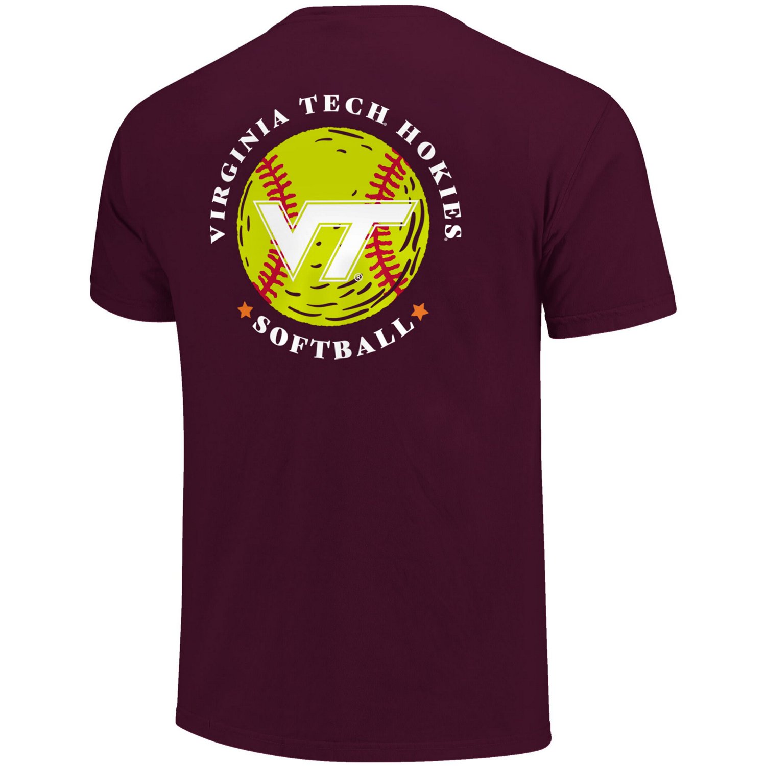 Virginia Tech Hokies Softball Seal T-Shirt | Academy